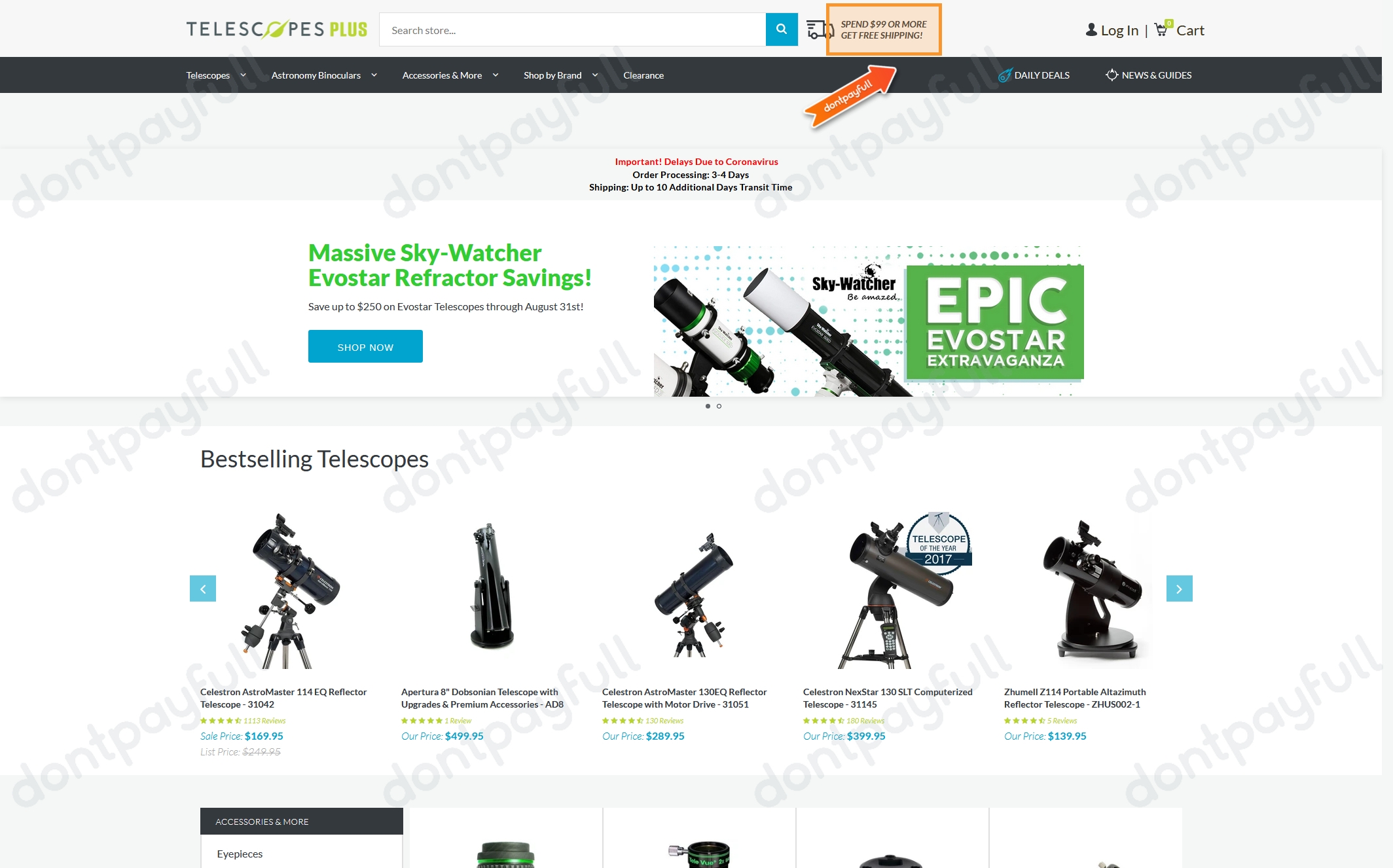 44 Off Telescopes Plus PROMO CODES ⇨ August 2024