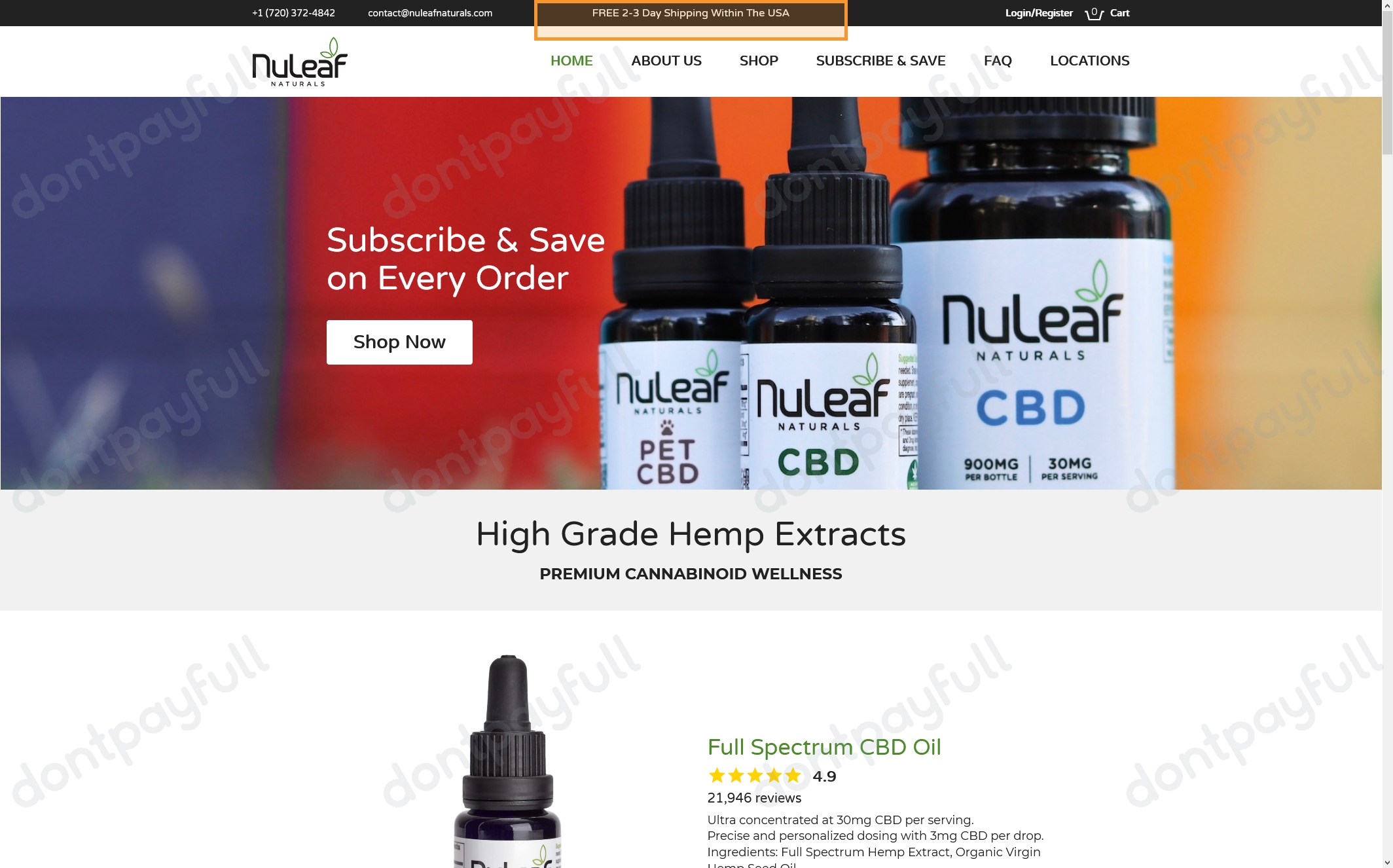25% off NuLeaf Coupon & Review - CBDNerds October 2021