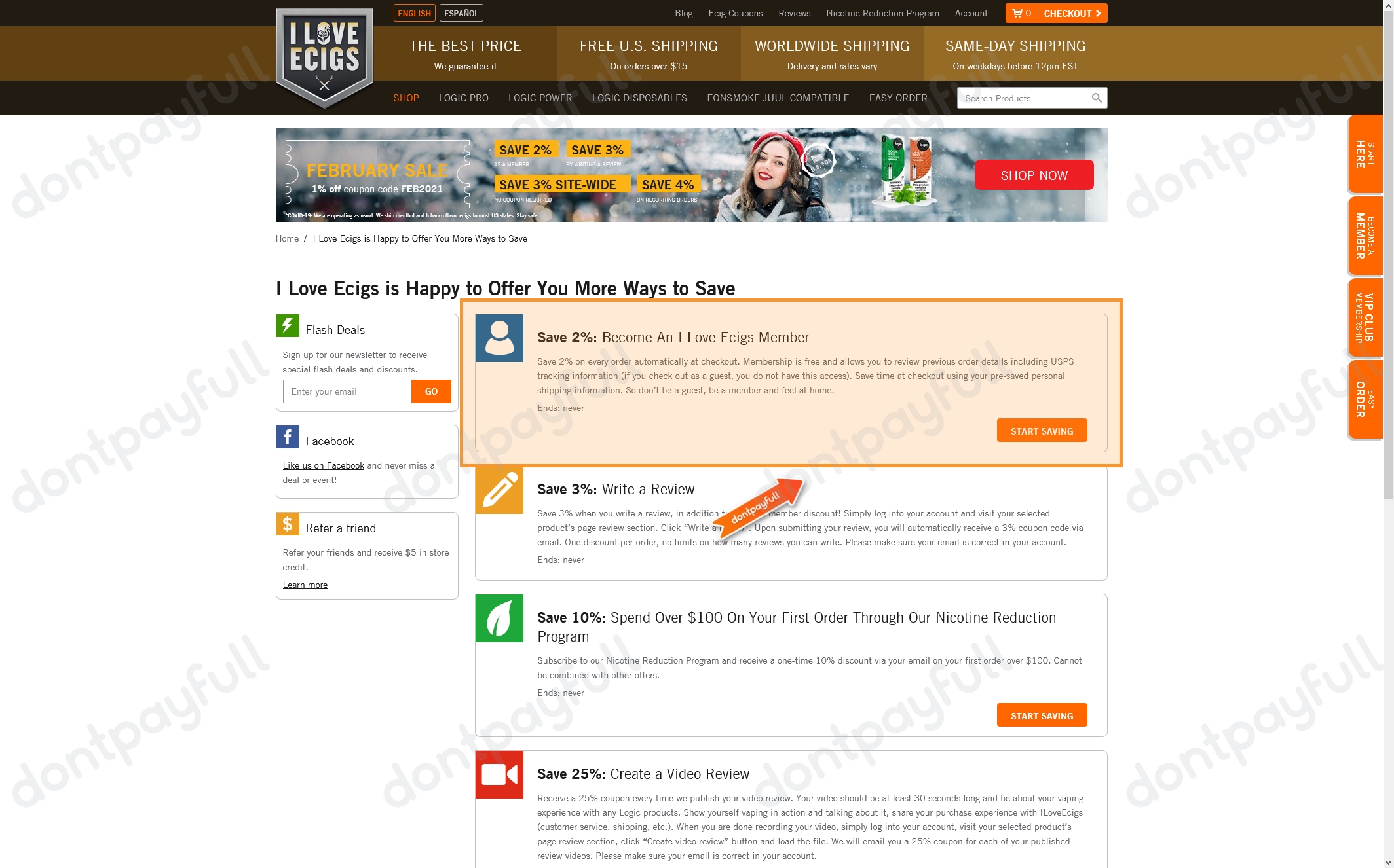 25 Off I Love Ecigs COUPON CODE (10 Active) July 2024