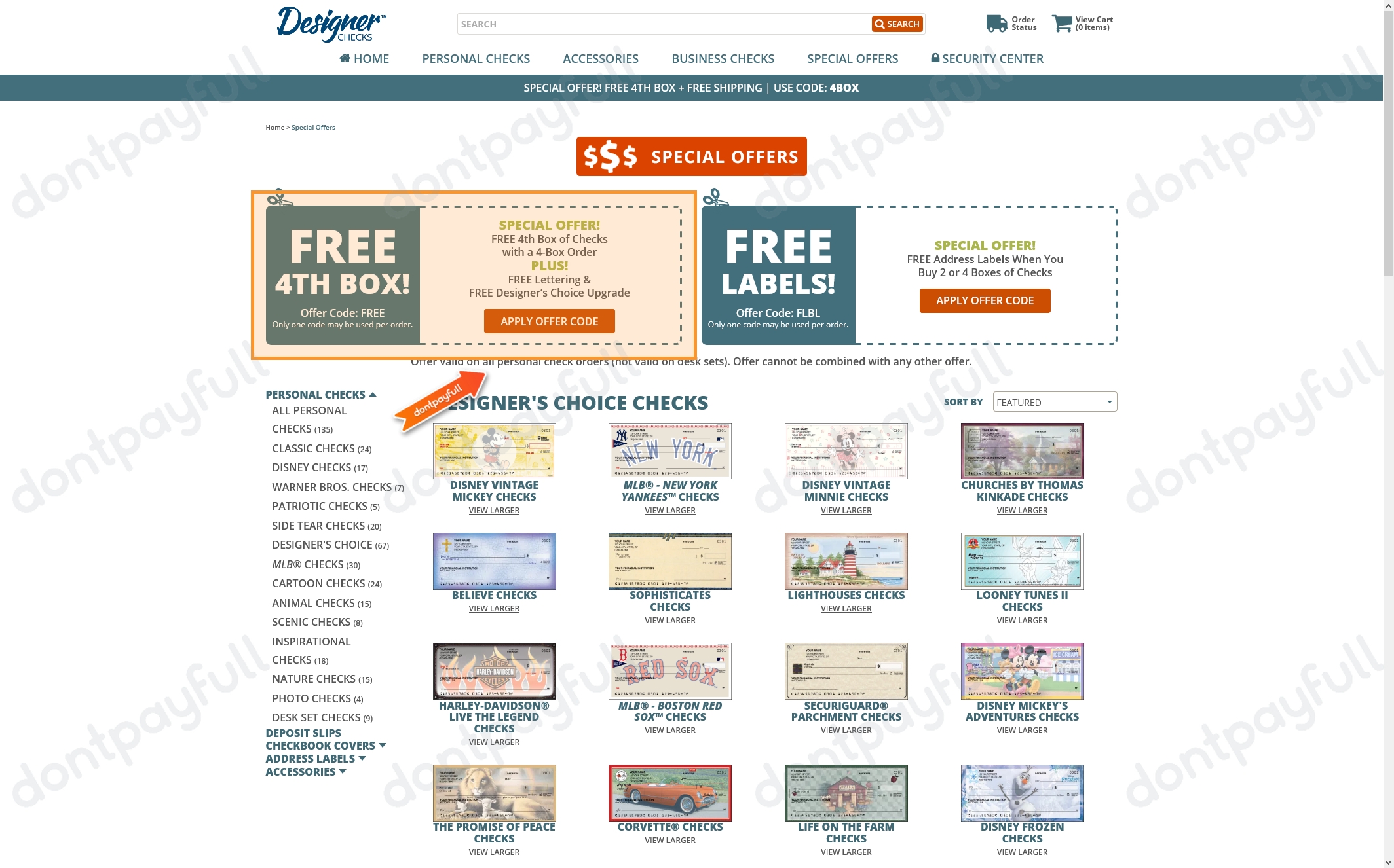 50 Off Designer Checks COUPON CODES ⇨ October 2024
