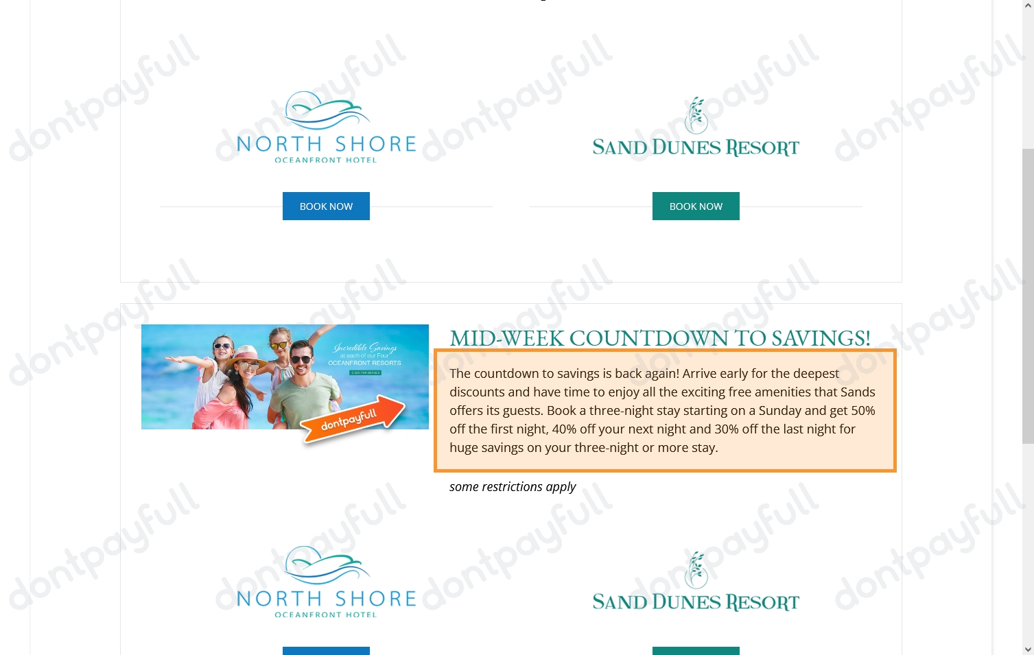 50 Off Sands Resorts PROMO CODES ⇨ September 2024