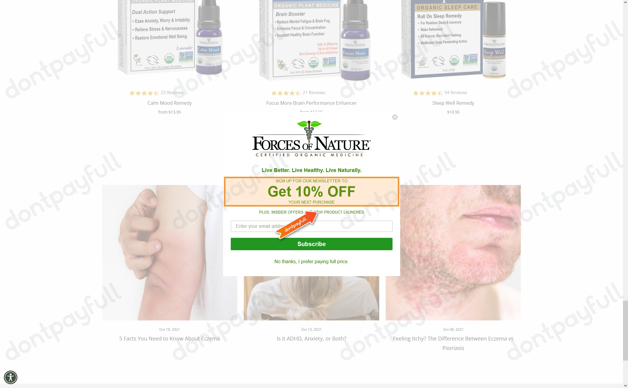 85% Off Forces Of Nature Coupon, Promo Code - Sep 2022