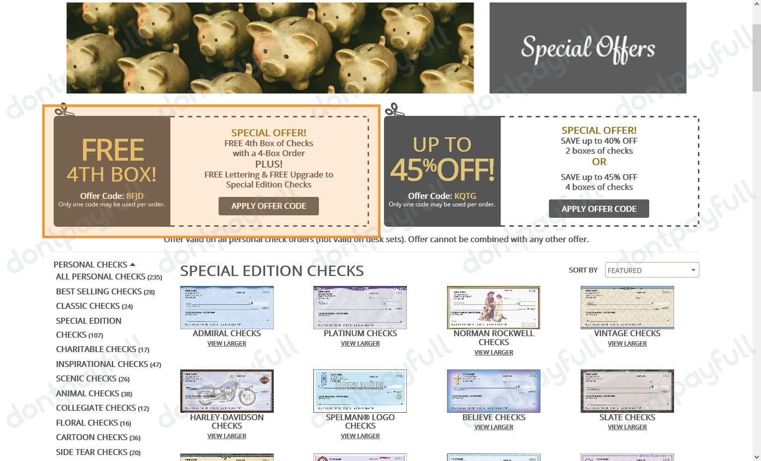 80 Off Checks Unlimited Offer Code, Coupon Codes, Jul 2023