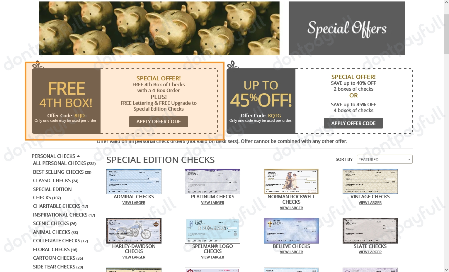 80 Off Checks Unlimited Offer Code, Coupon Codes, Jul 2025
