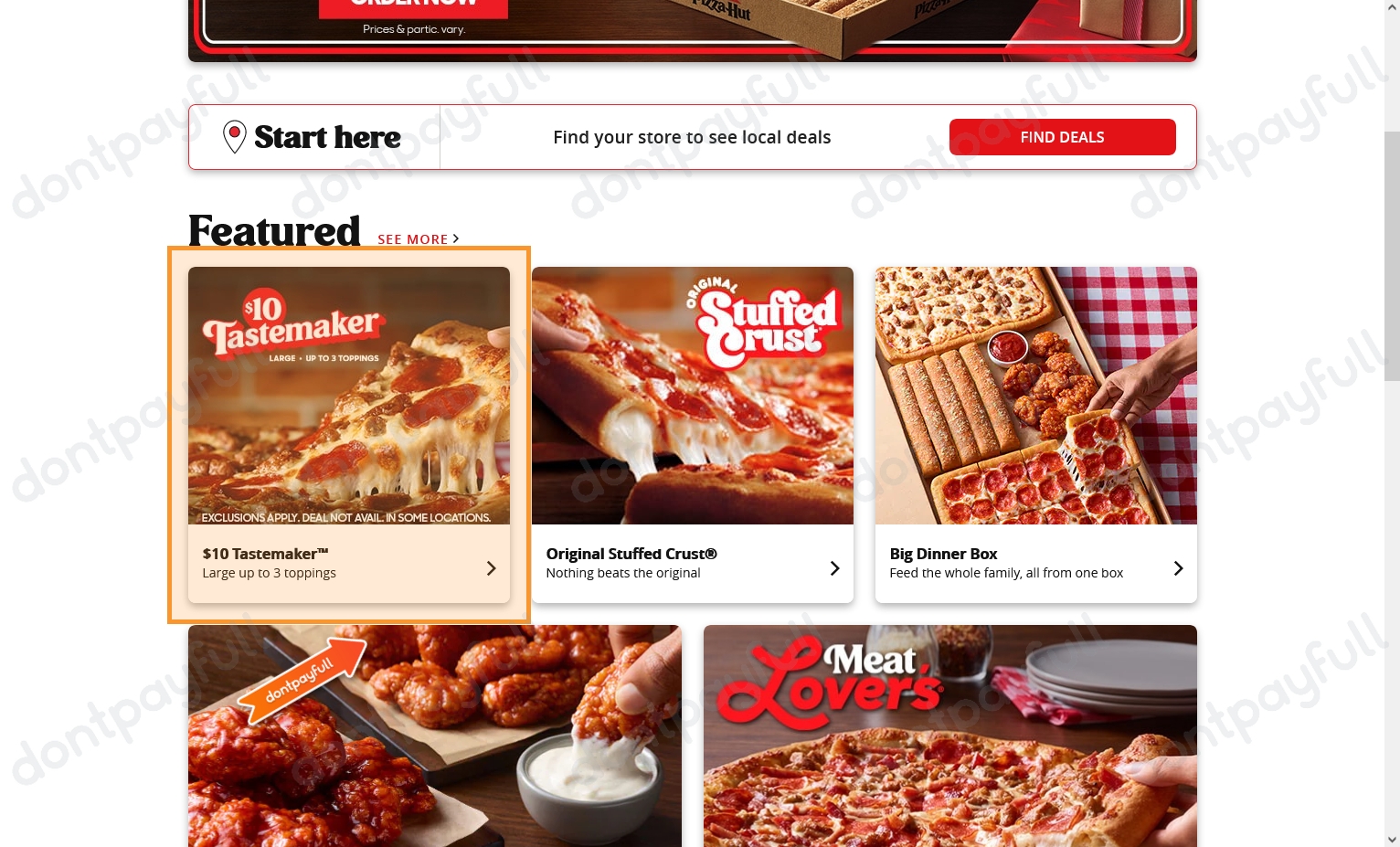 50% Off Pizza Hut Coupons & Promo Codes - October 2022