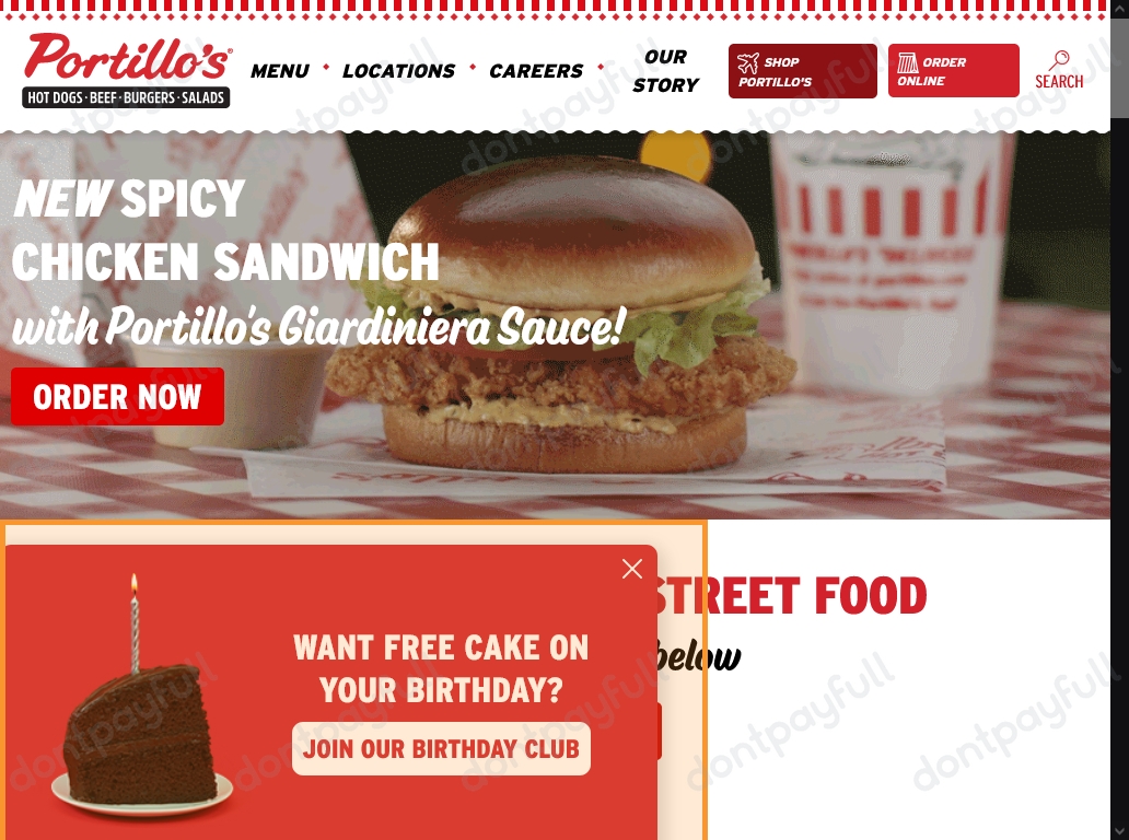 Portillo's coupons shop