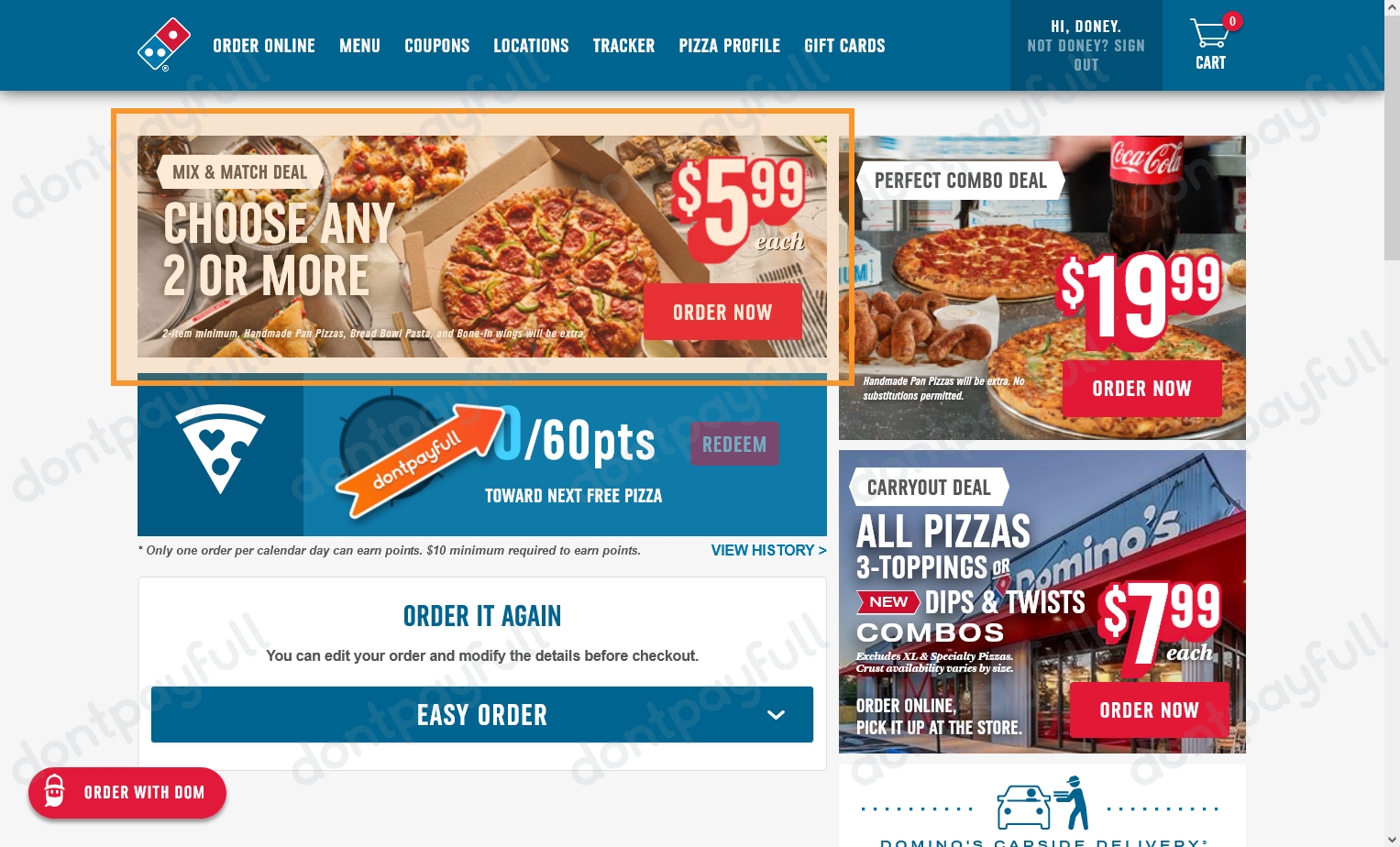 55% Off Domino's Coupons & Promo Codes - Nov 2022