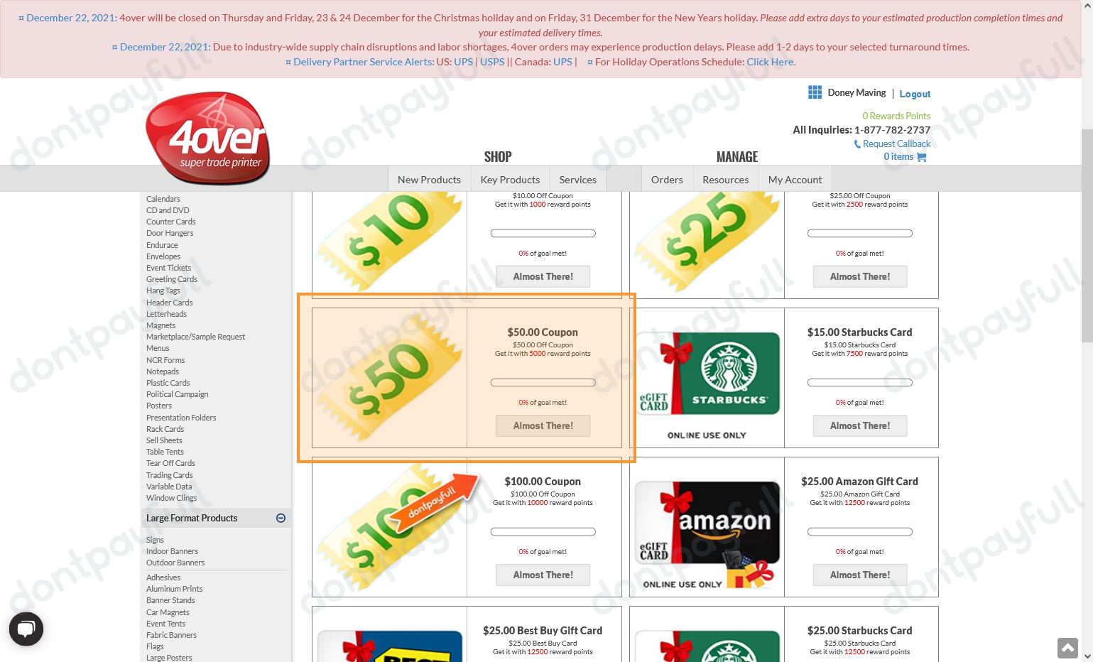 9 4Over Coupon Codes, Promo Codes - Oct 2022