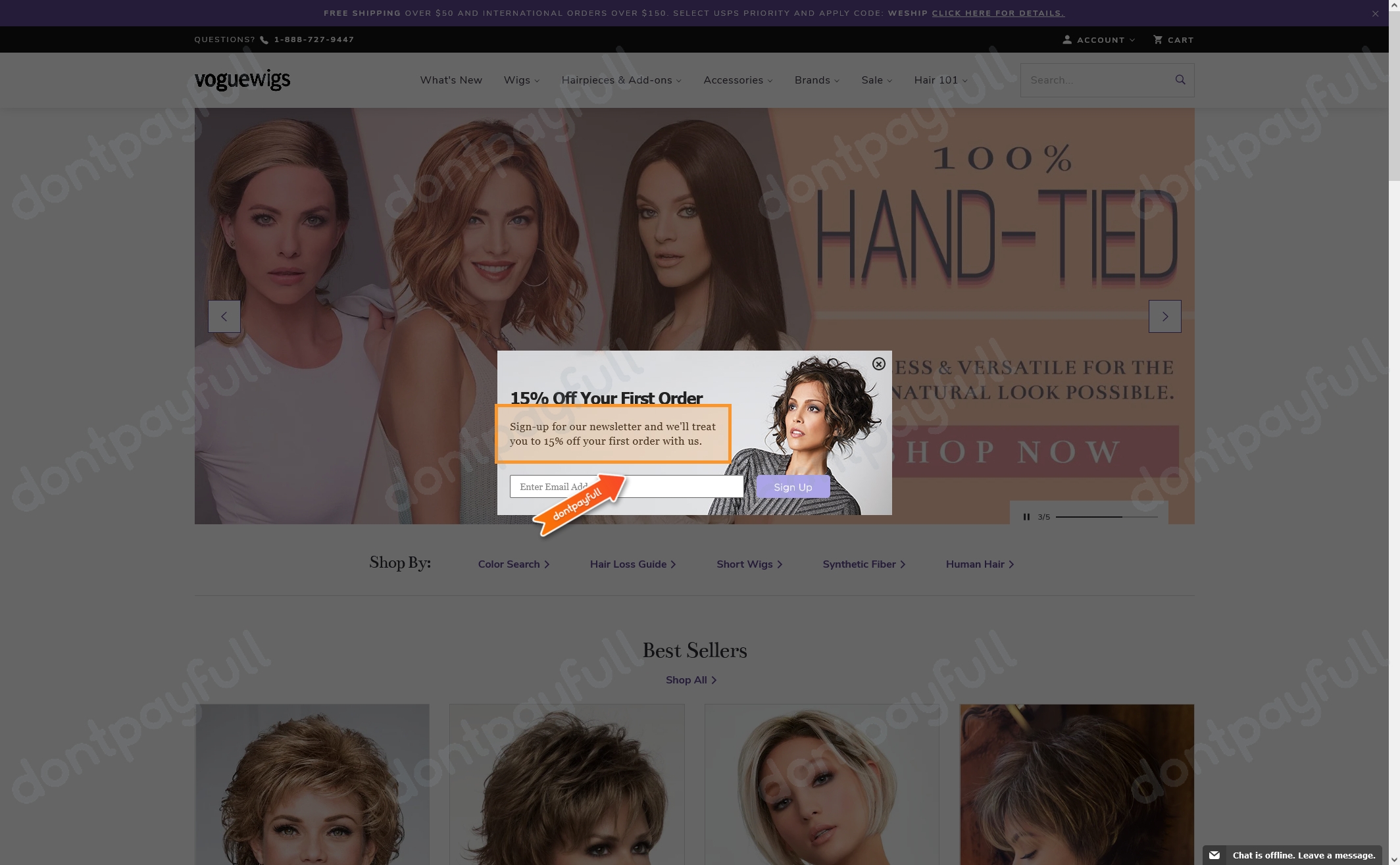 80 Off Vogue Wigs PROMO CODE (42 ACTIVE) June 2024