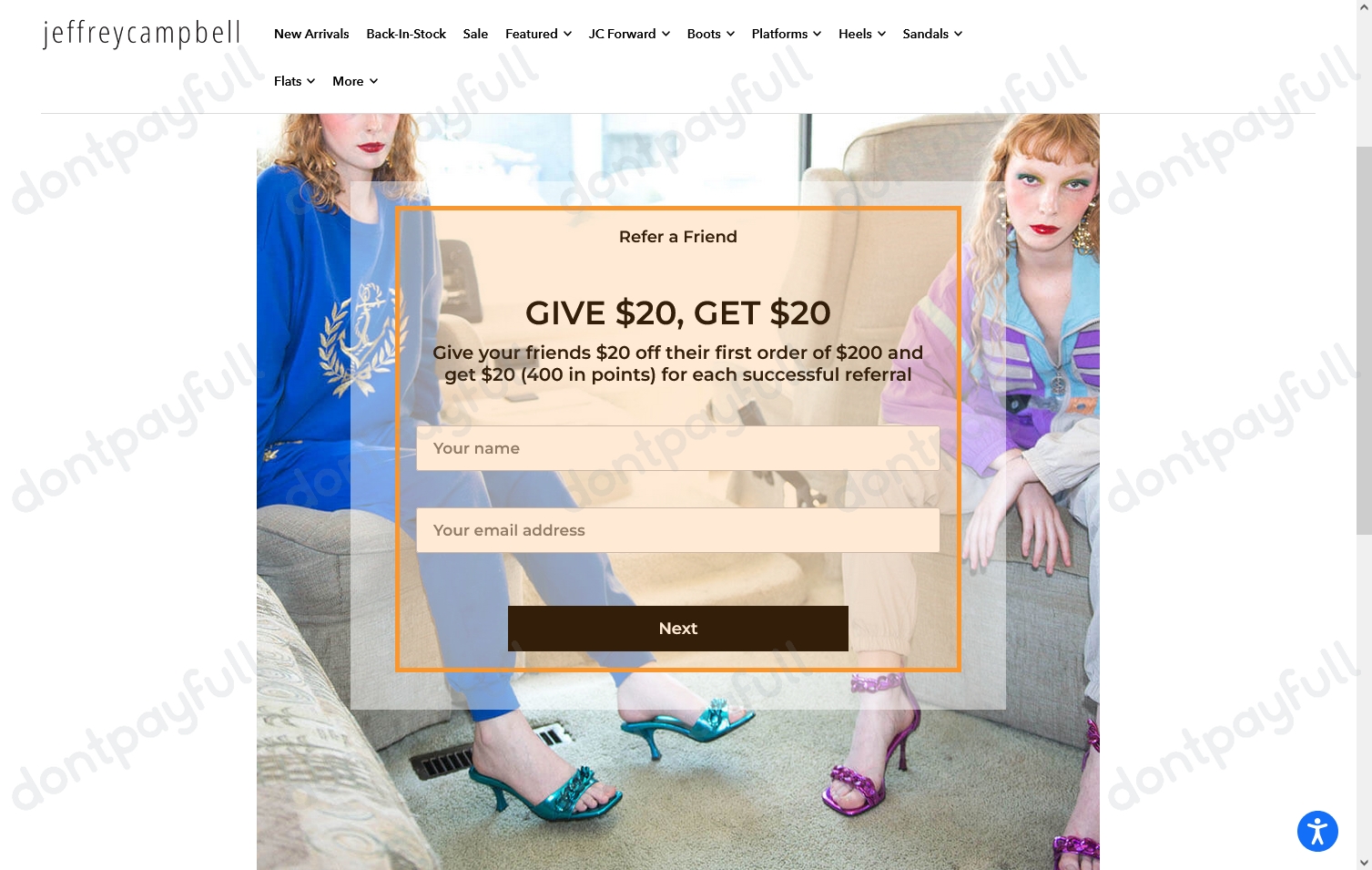 Jeffrey campbell discount code Clearance