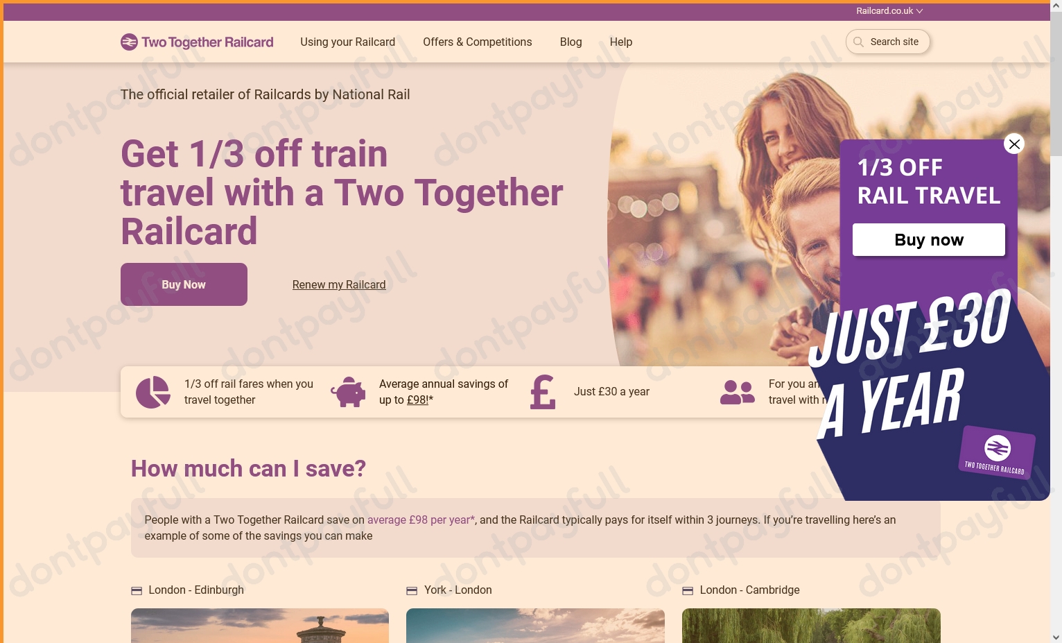 60 Off Two Together Railcard Coupon, Promo Code Aug 2022