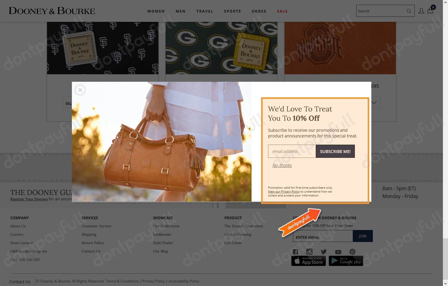 dooney and bourke coupon code 2022
