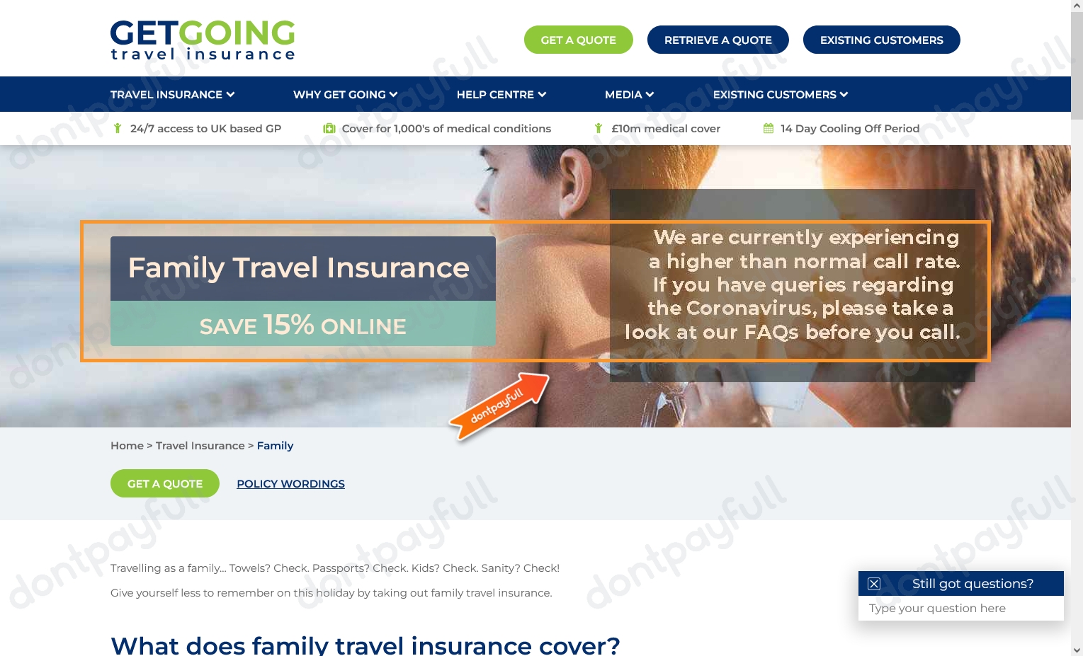 just travel insurance discount code