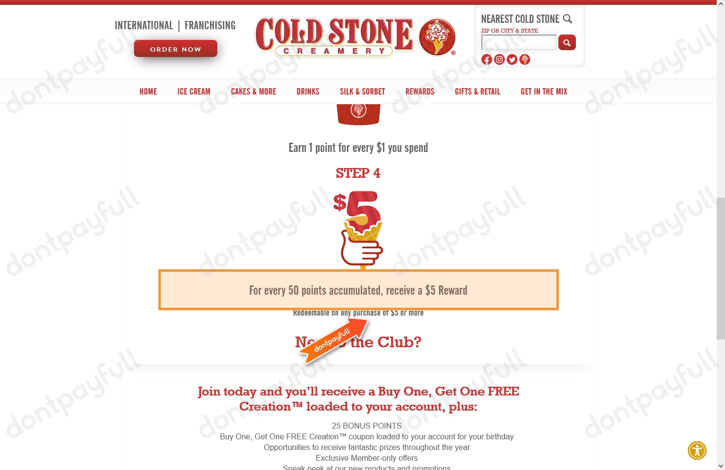 Cold stone creamery coupon printable