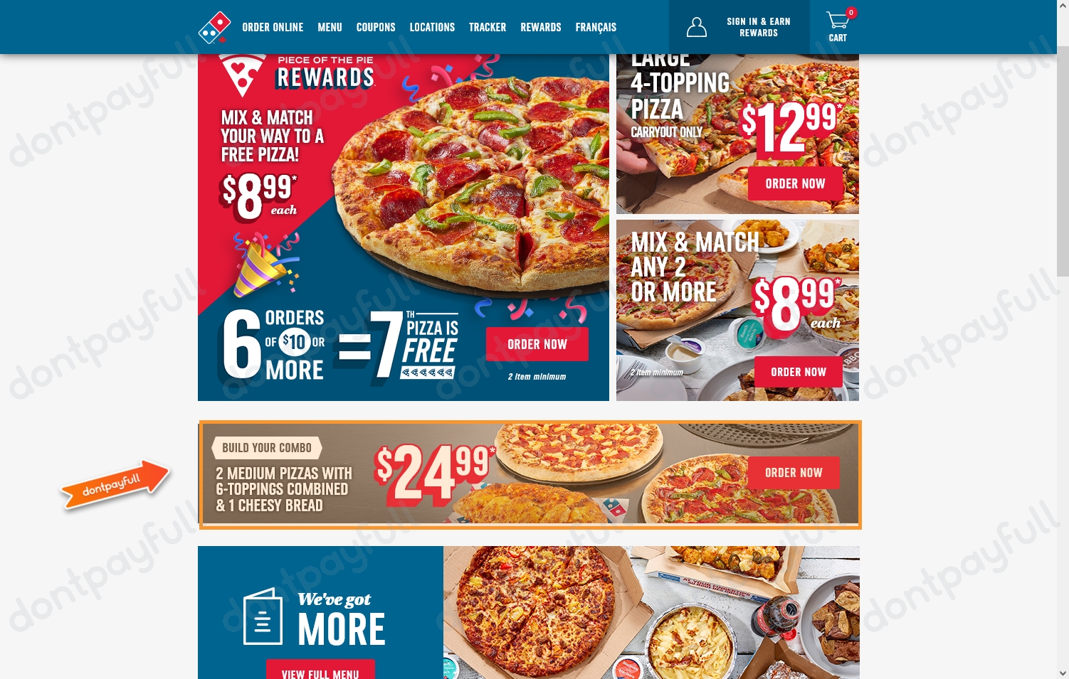 4 Domino's Pizza Canada Coupons, Promo Codes