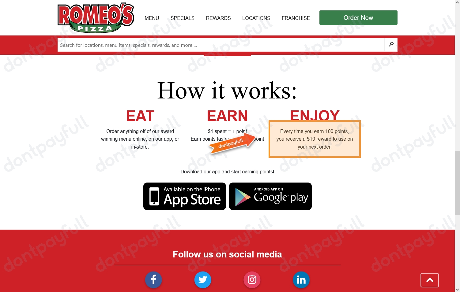Romeos Pizza Coupons ($7 Discount) - Oct 2022