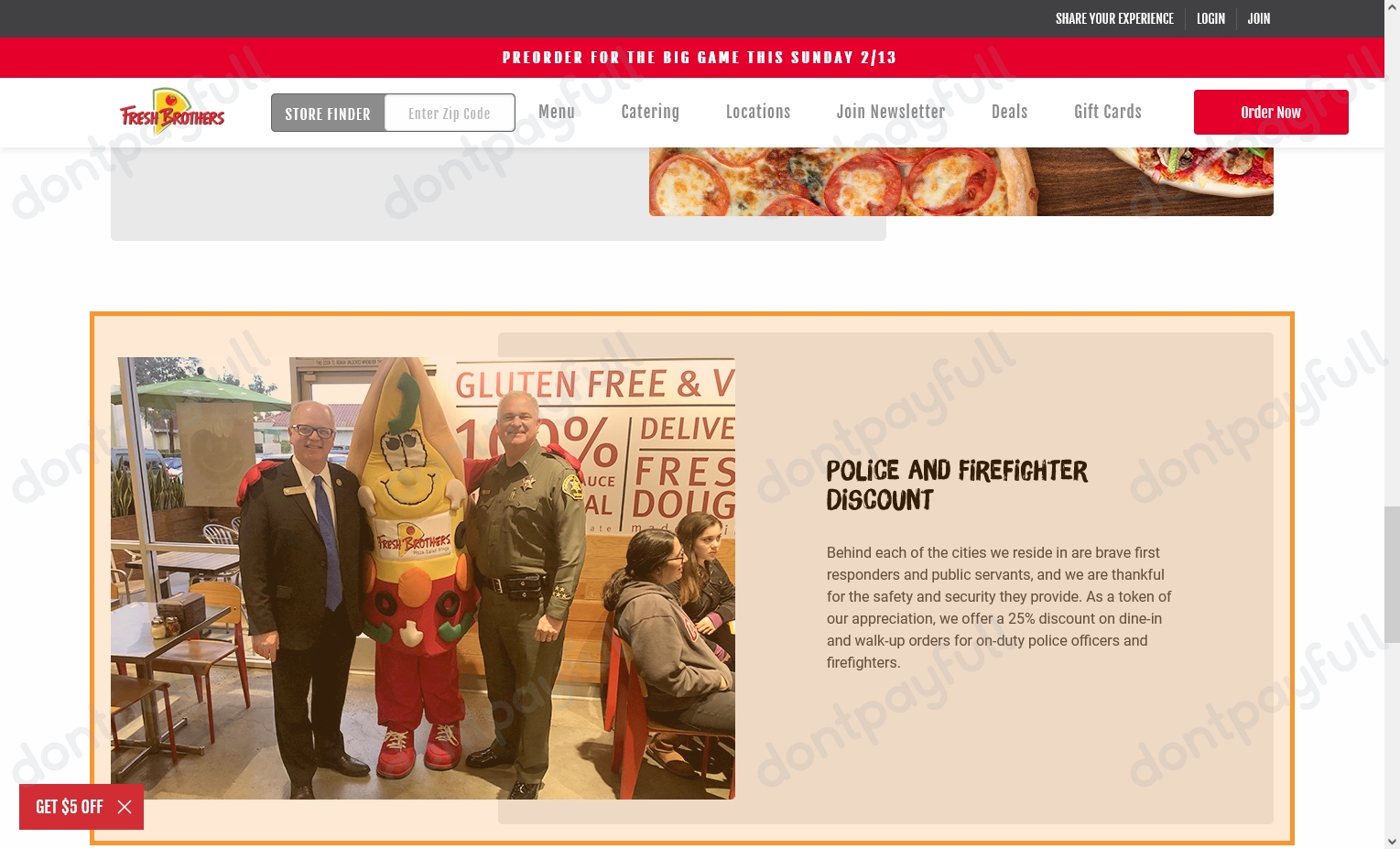 25 Off Fresh Brothers COUPON 13 Active September 2023