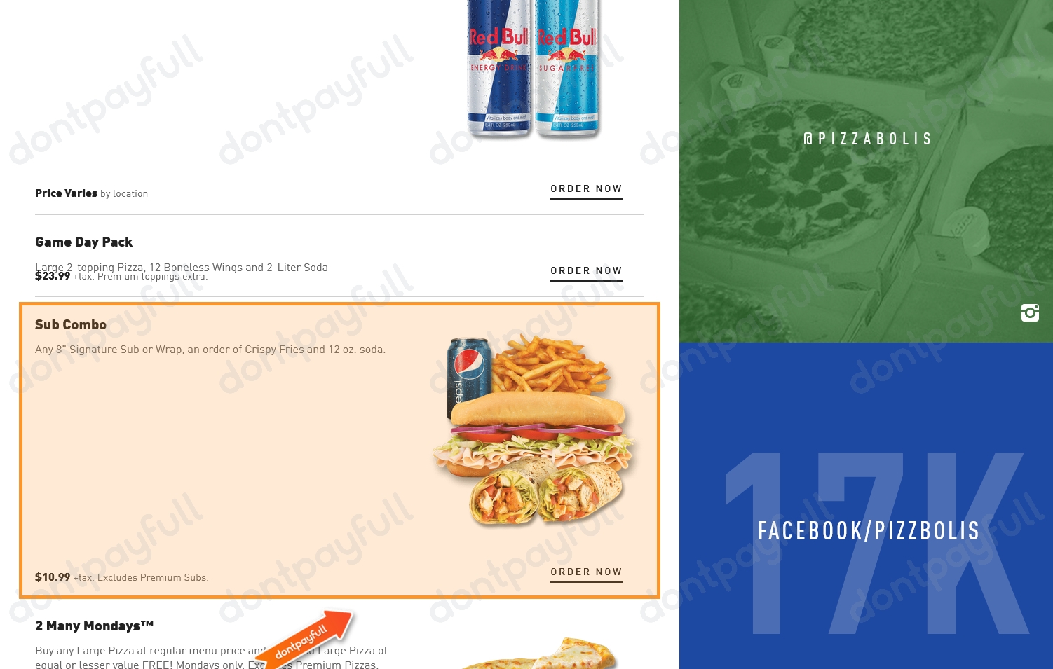 $10 Off Pizza Boli's Coupons & Discount Codes - 2022