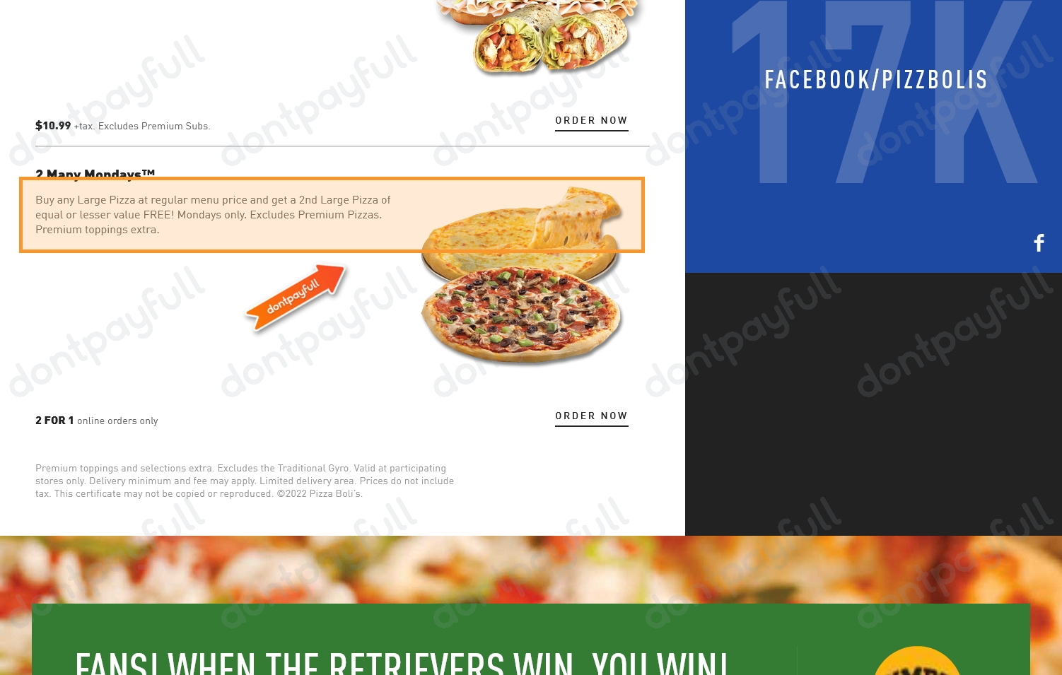 50 Off Pizza Boli's Coupon (17 Active) August 2024