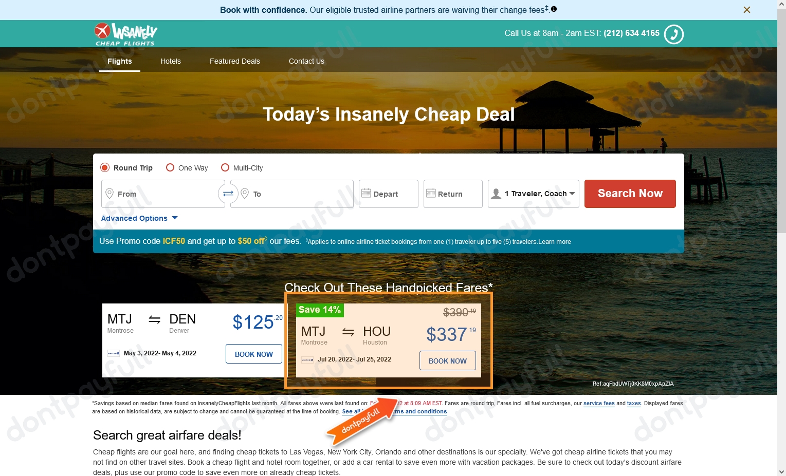 50 Off Insanely Cheap Flights Promo Code, January 2025