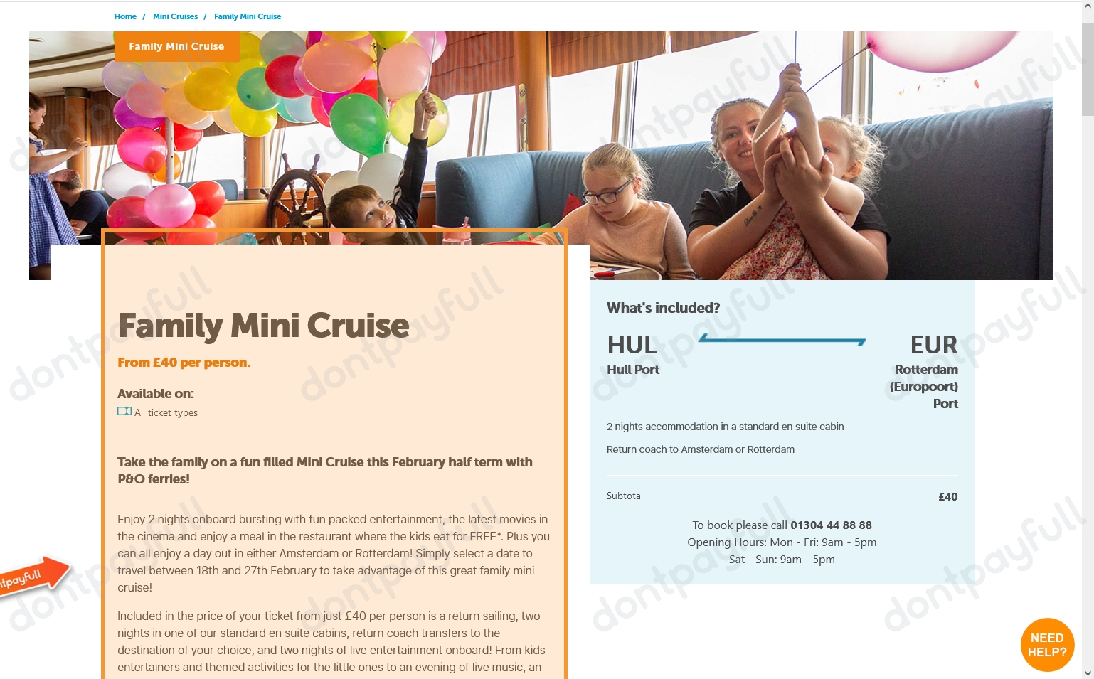 p&o mini cruise discount code