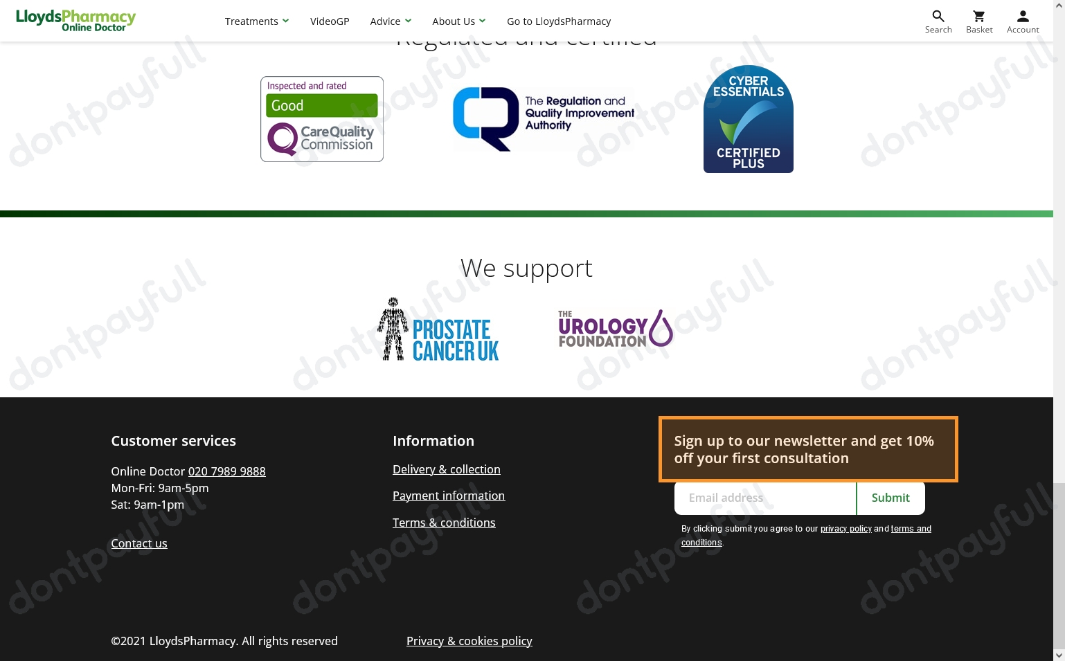 Lloyds Pharmacy - Online Doctor Coupons 
