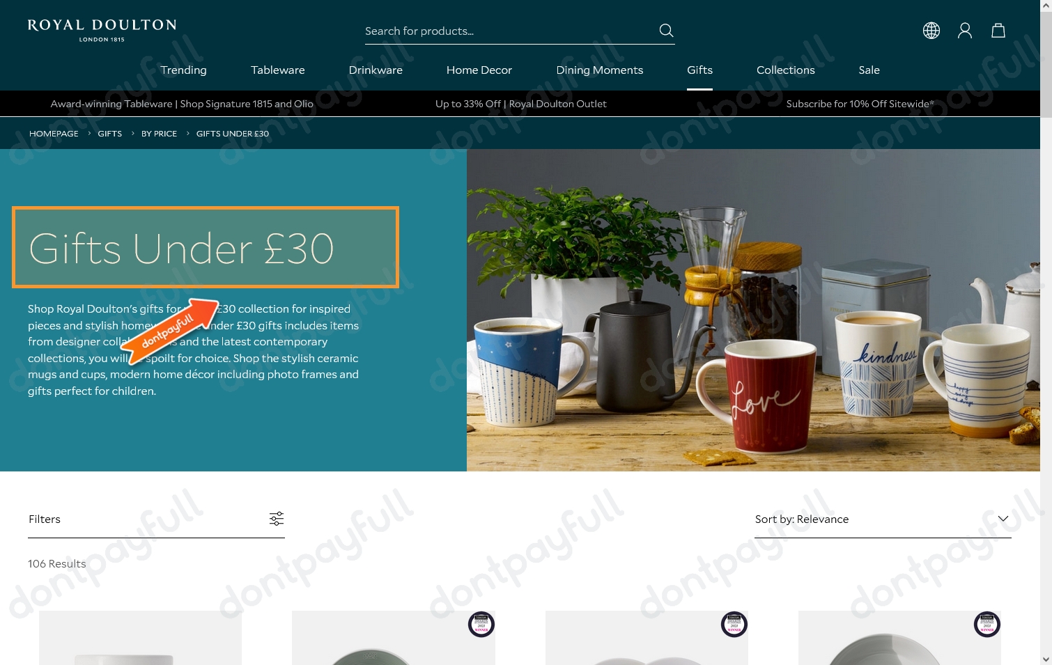 60 Off Royal Doulton DISCOUNT CODES ⇨ October 2024