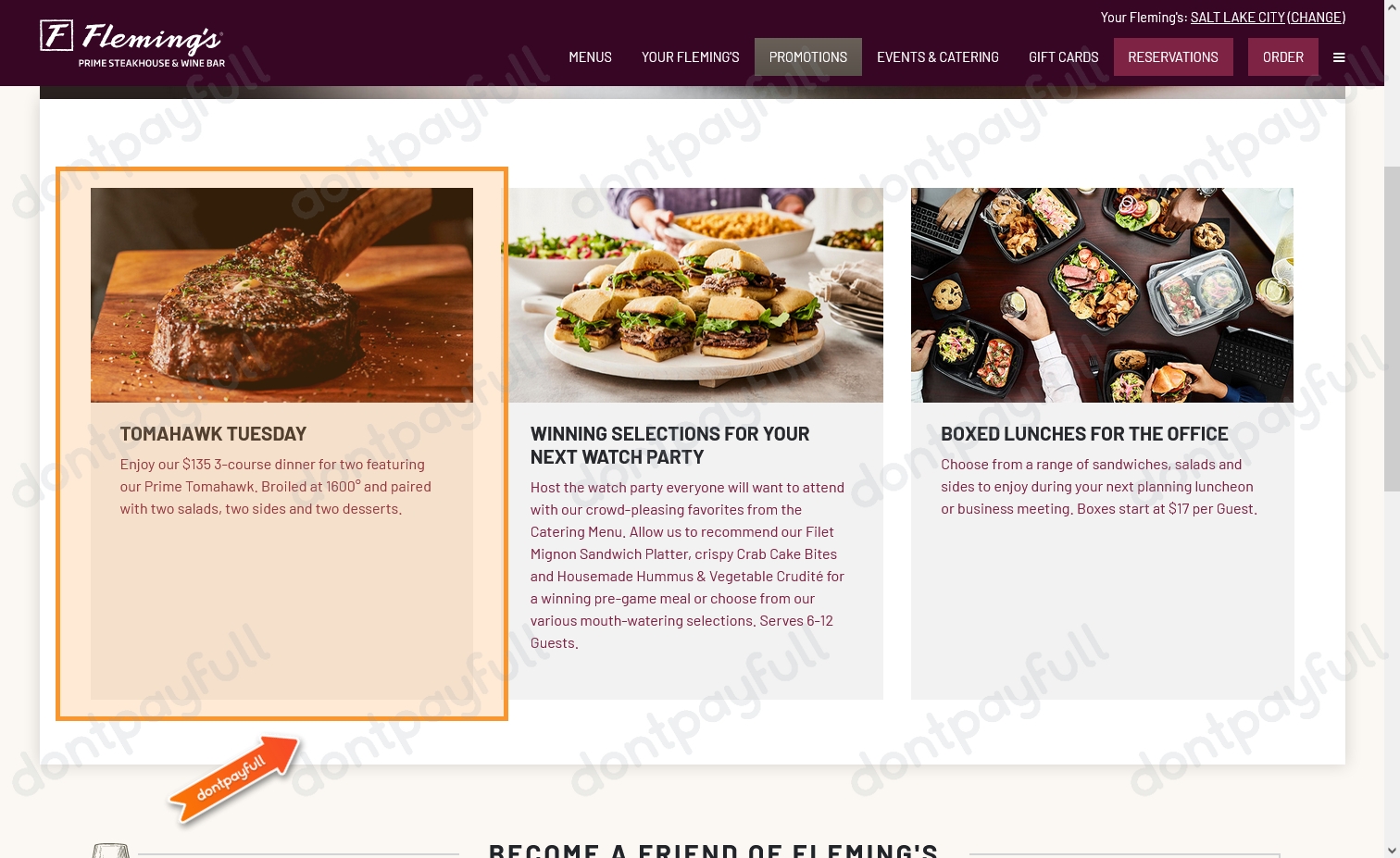 50 Off Fleming's COUPON ⇨ November 2023