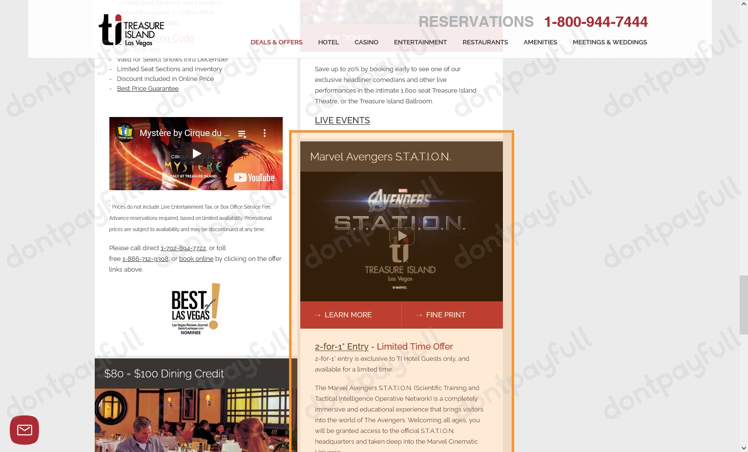 35 Off Treasure Island Promo Code, Coupons March 2023