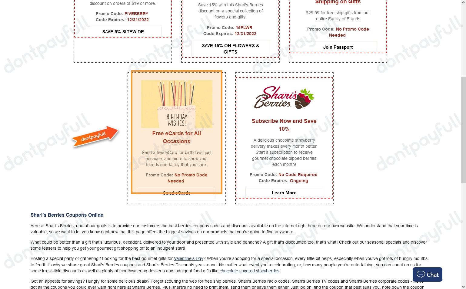 15 Off Shari's Berries COUPON ⇨ March 2025