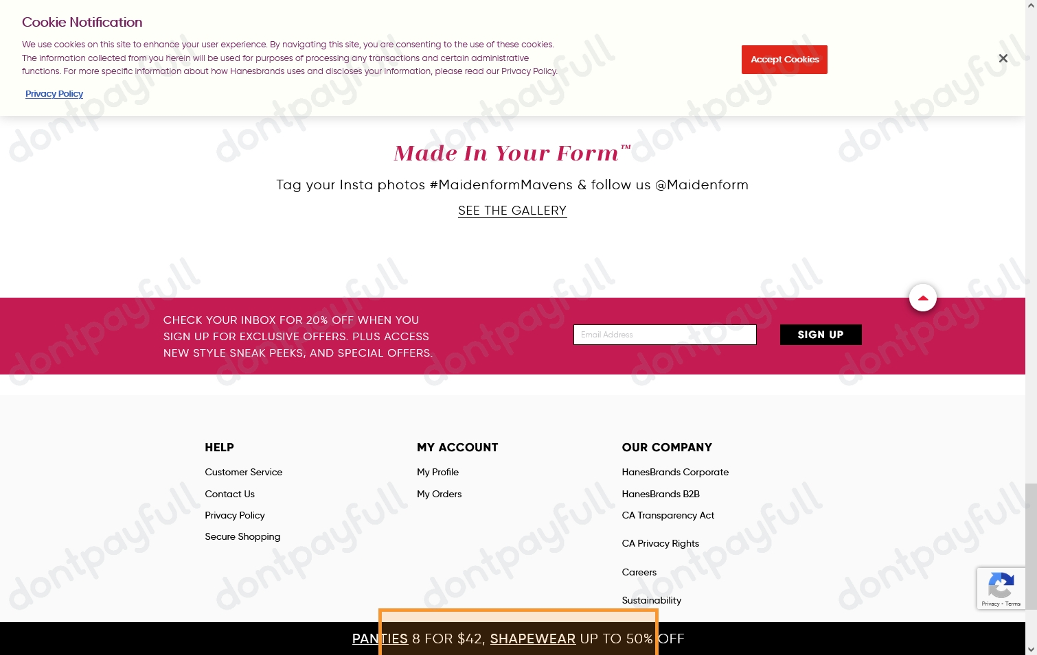 76 Off Maidenform Promo Code, Coupons January 2024