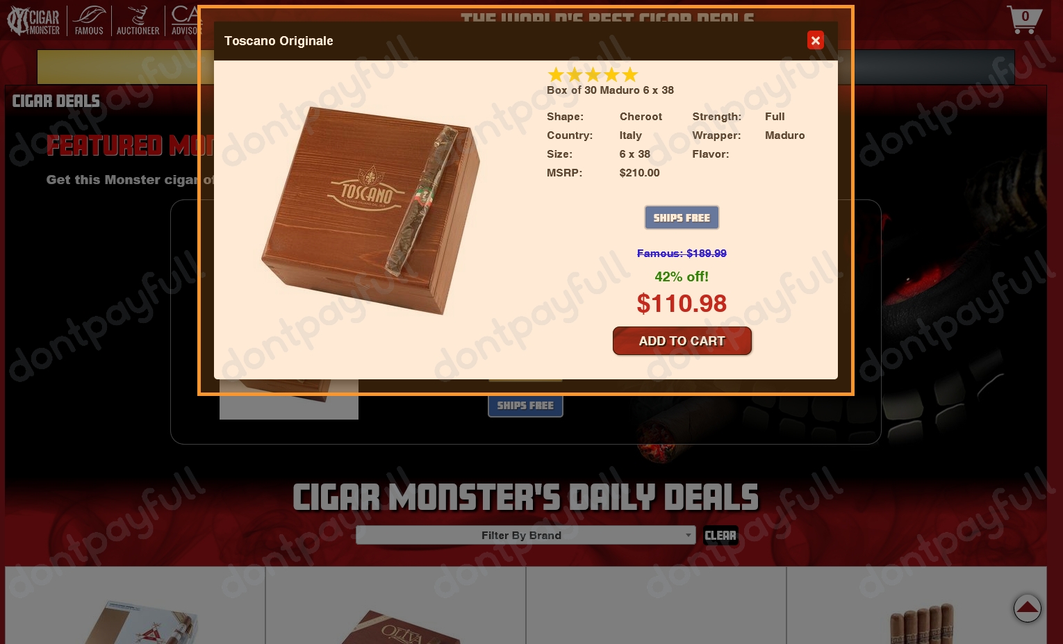 50 Off Cigar Monster COUPON (4 ACTIVE) January 2024