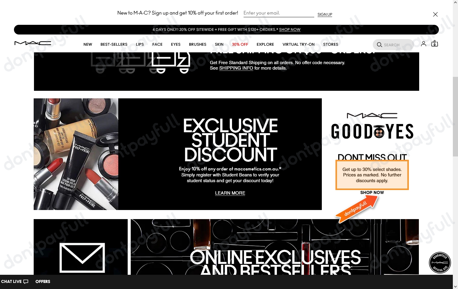 40 Off MAC Cosmetics DISCOUNT CODE November 2023
