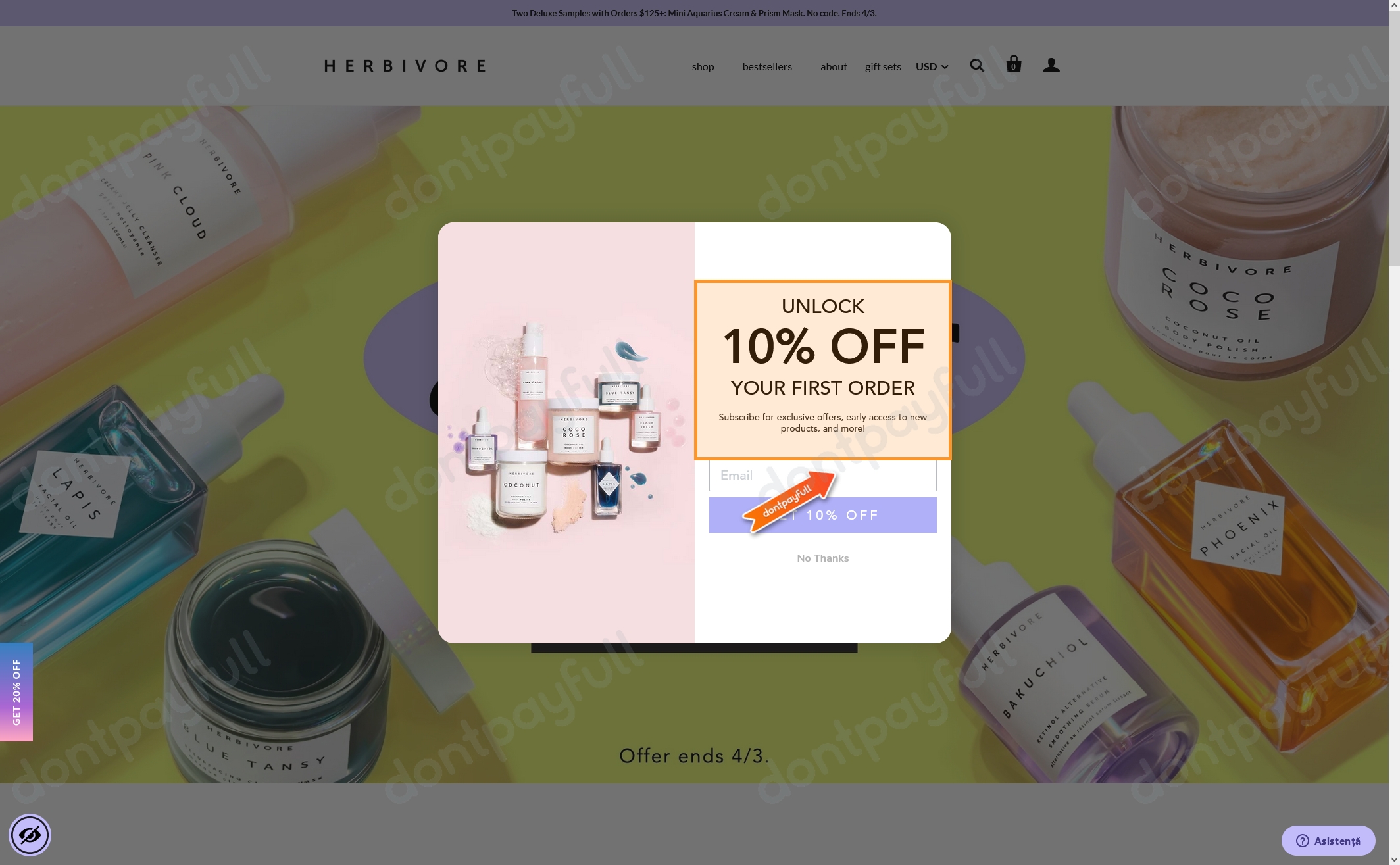 43% Off Herbivore Botanicals Coupon, Promo Code - Oct 2022