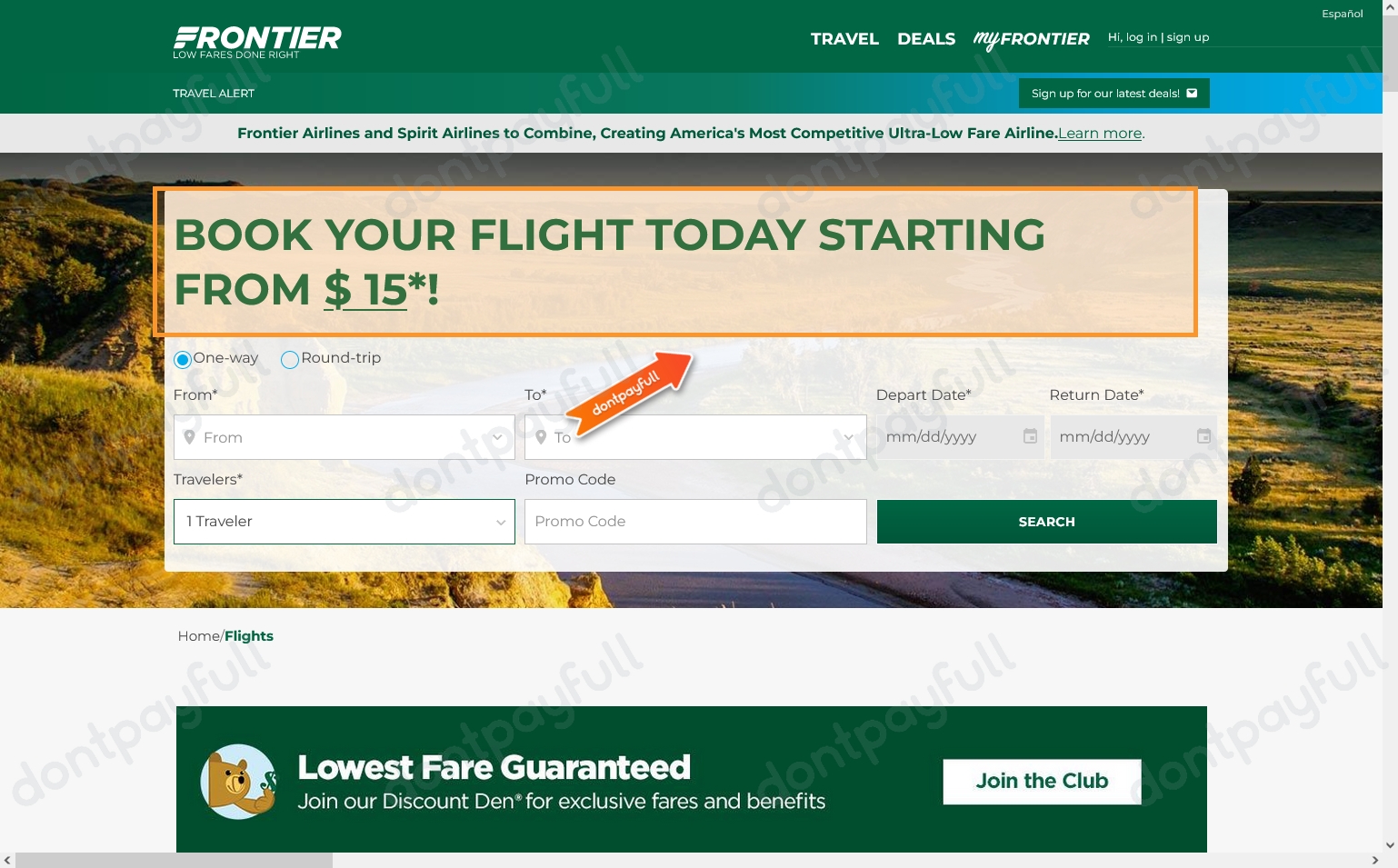 frontier airlines free bolsagage voucher