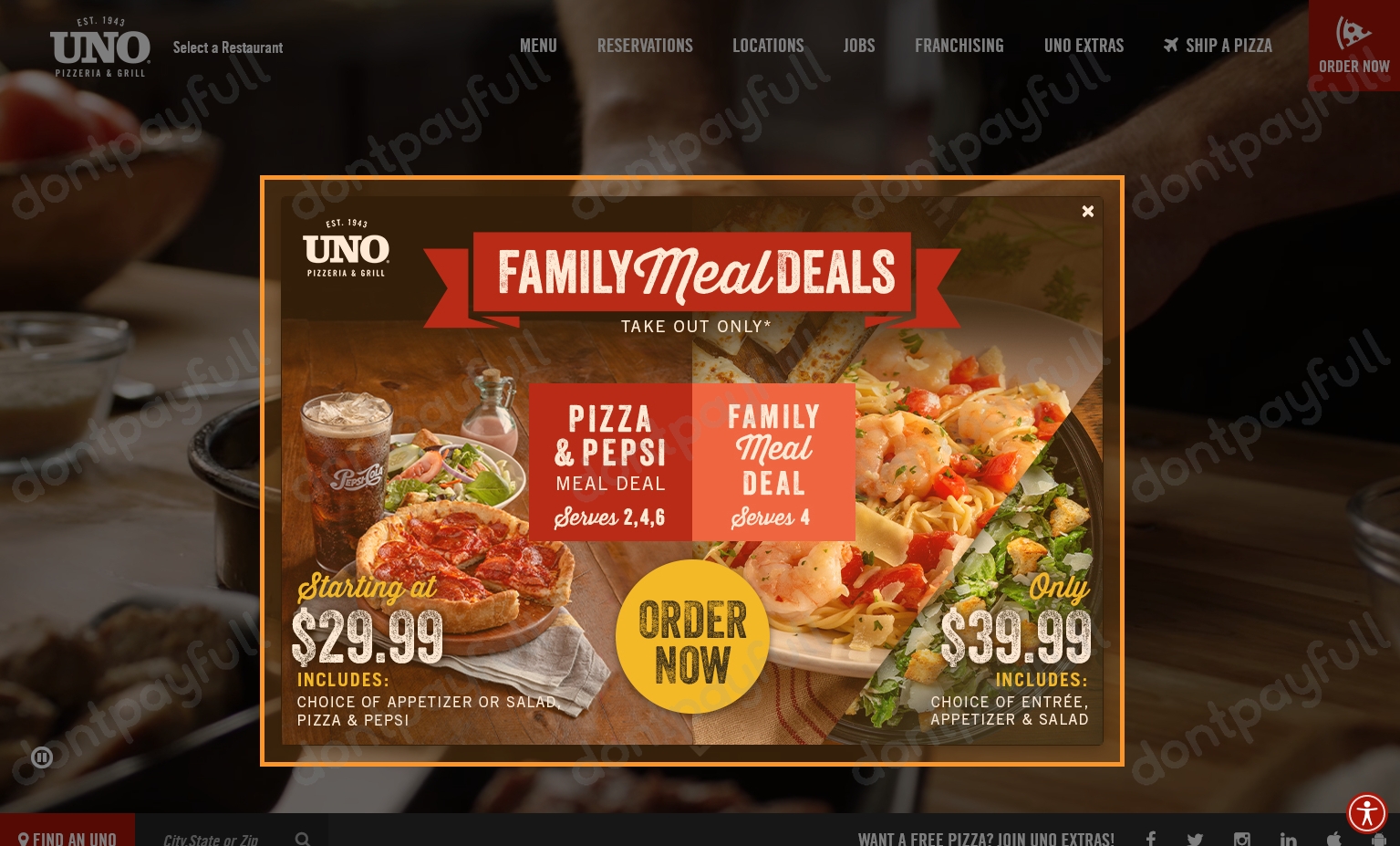 50% Off Uno's Coupon, Promo Code - Oct 2022