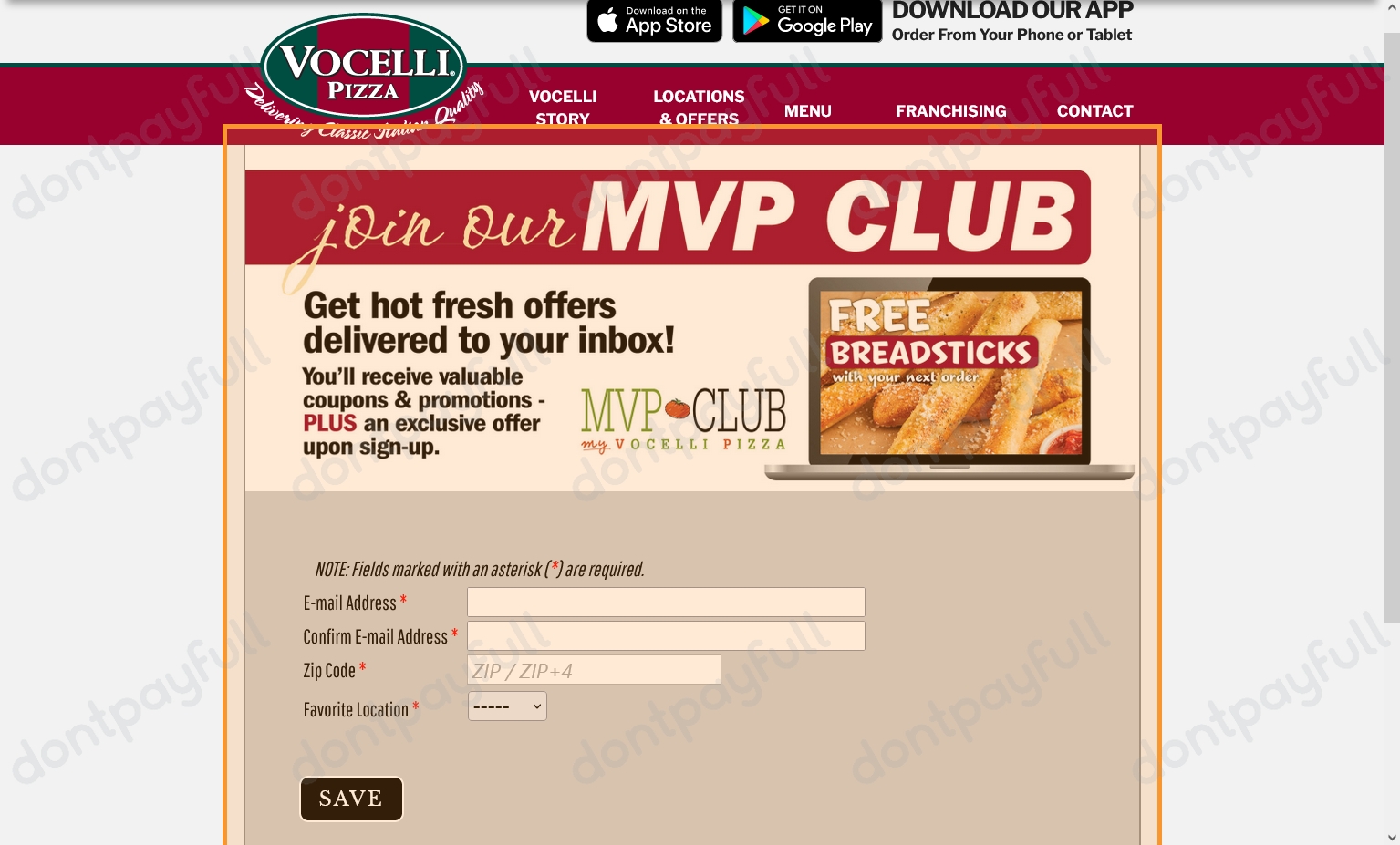 Vocelli Pizza Coupons (2 Discount) Nov 2022