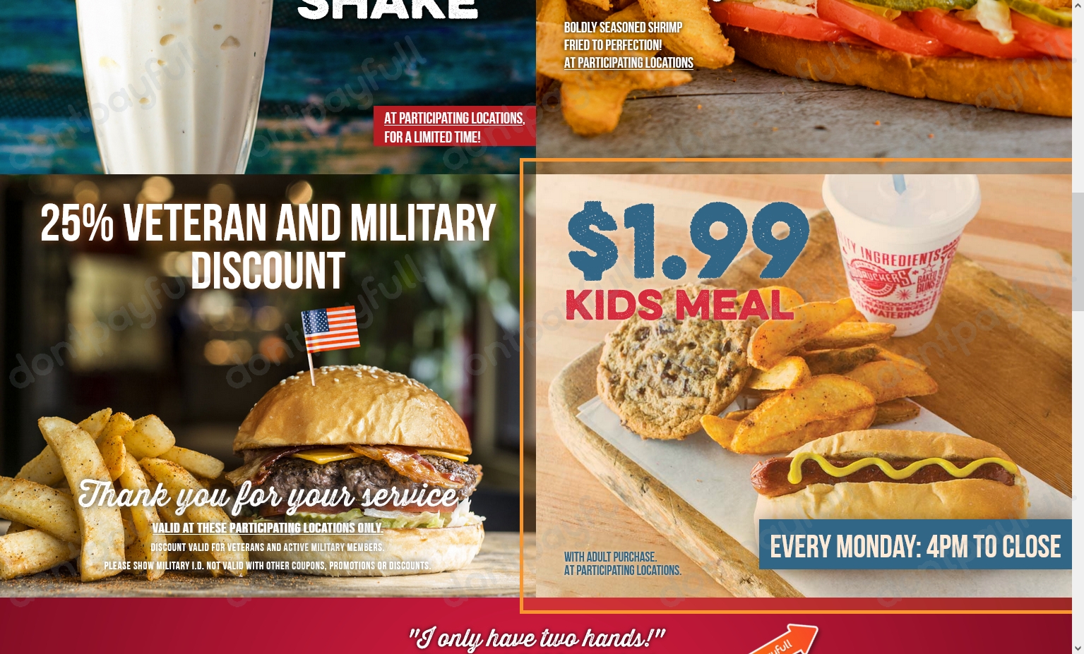 25% Off Fuddrucker's Coupon, Promo Codes - Mar 2023
