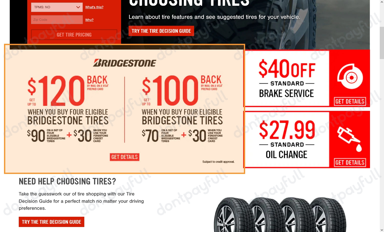 Firestone Complete Auto Care Coupons ($40 Discount)