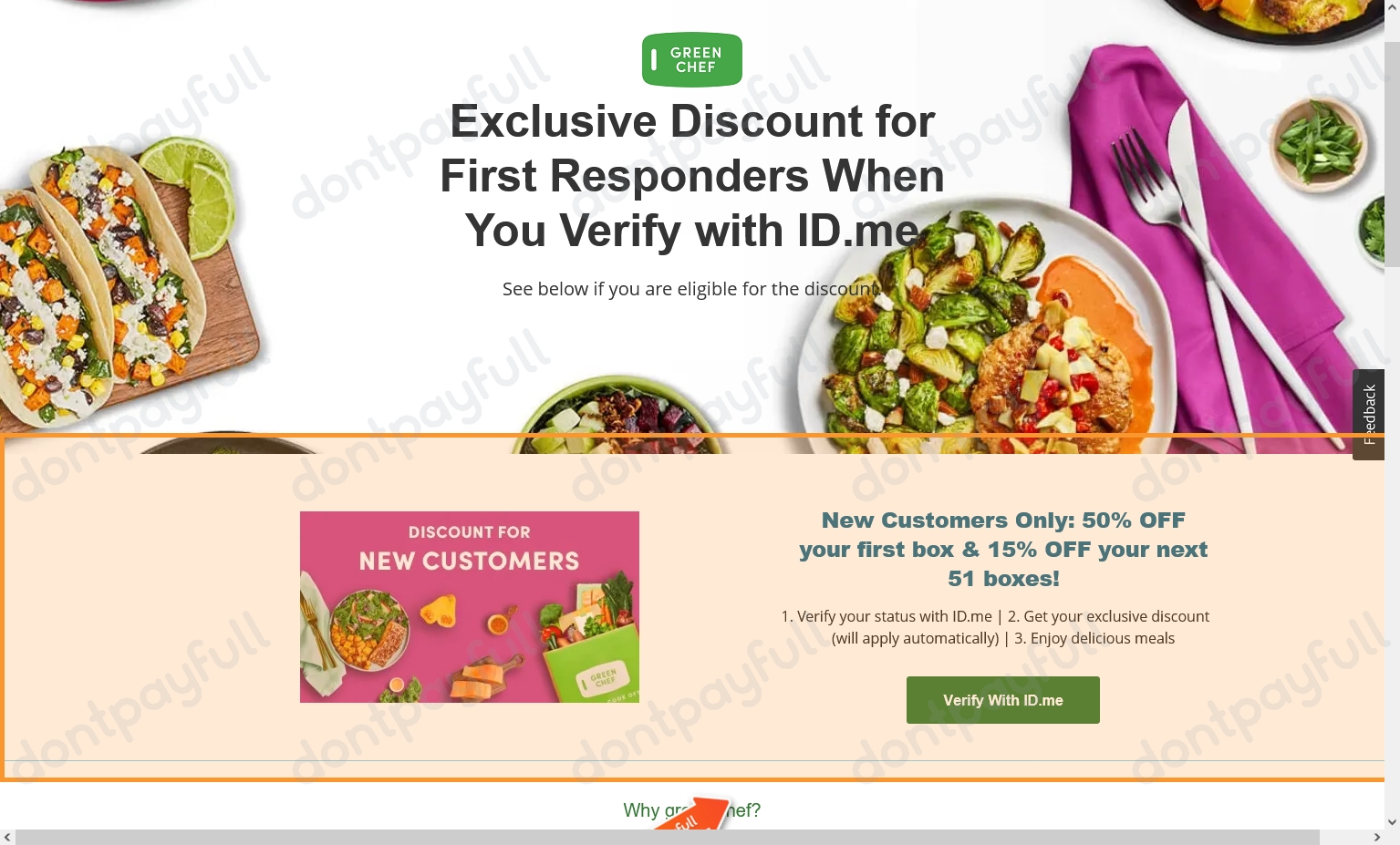 50% Off Green Chef Coupon, Promo Code - Oct 2022