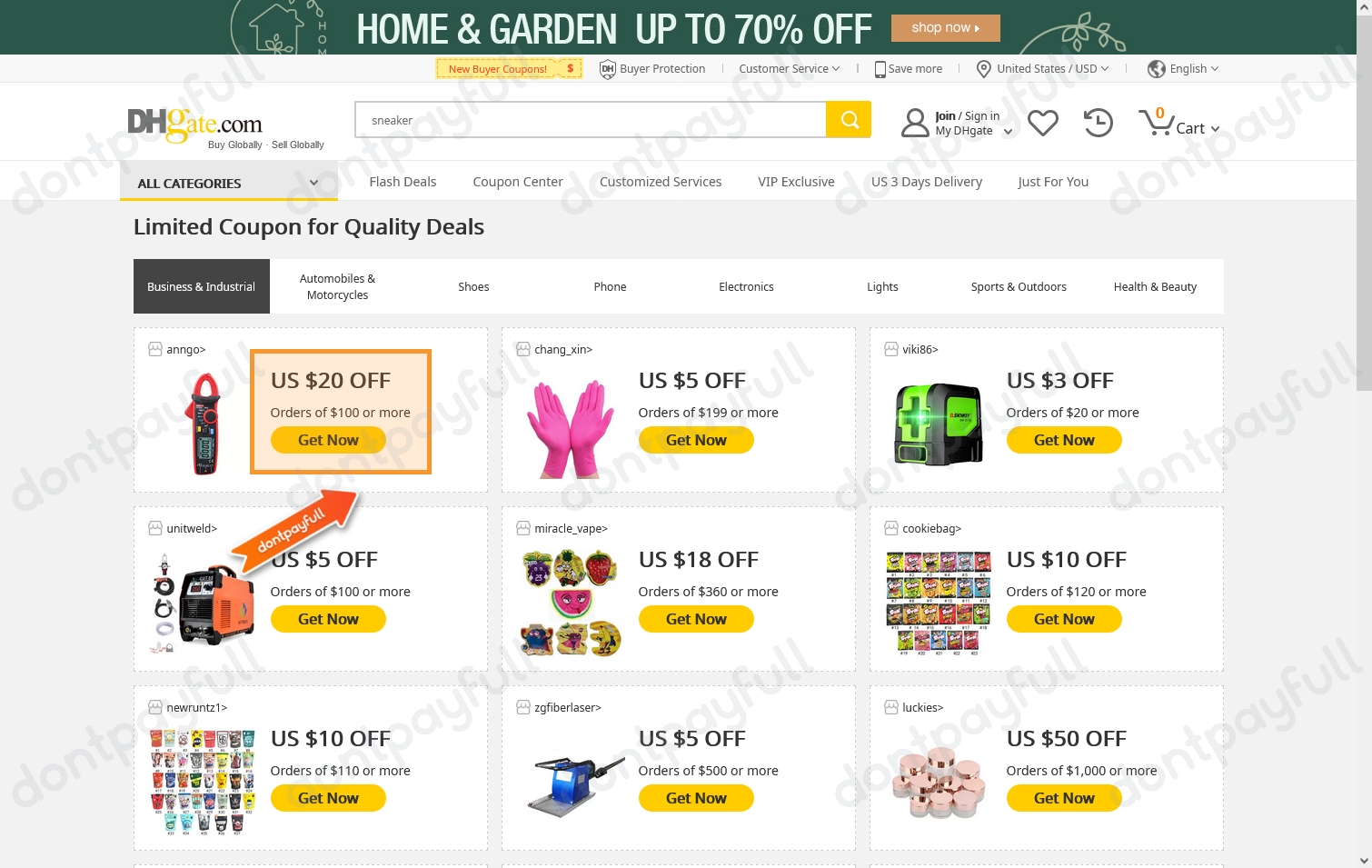 90% Off DHgate PROMO CODE (50 Active) December 2023