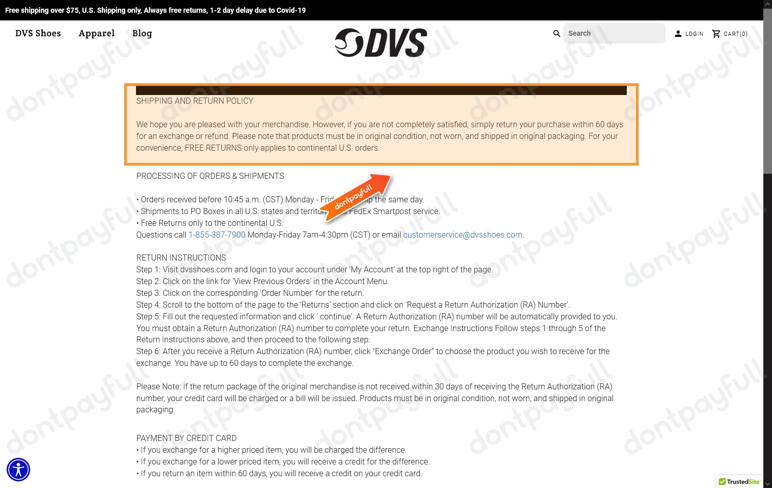 Dvs discount code clearance