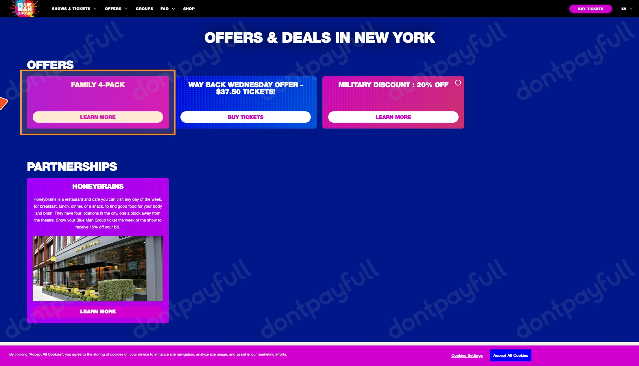 25% Off Blue Man Group Coupon, Promo Code - Nov 2022