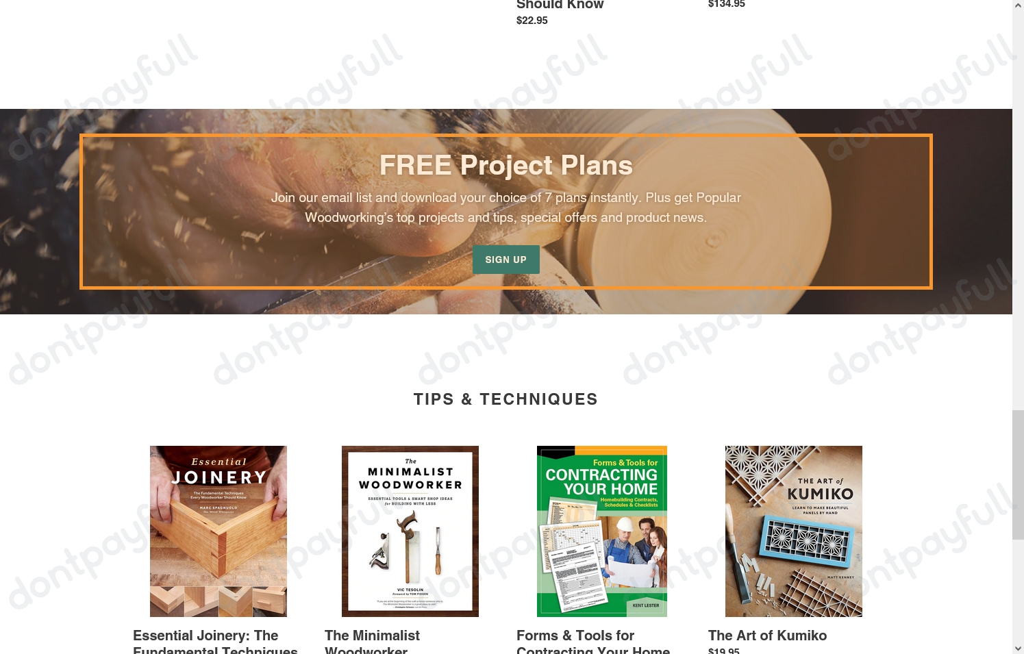 Popular Woodworking Coupons 80 Off Promo Code 2024