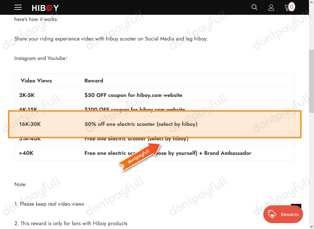55% Off Hiboy Coupon, Promo Code - Oct 2022