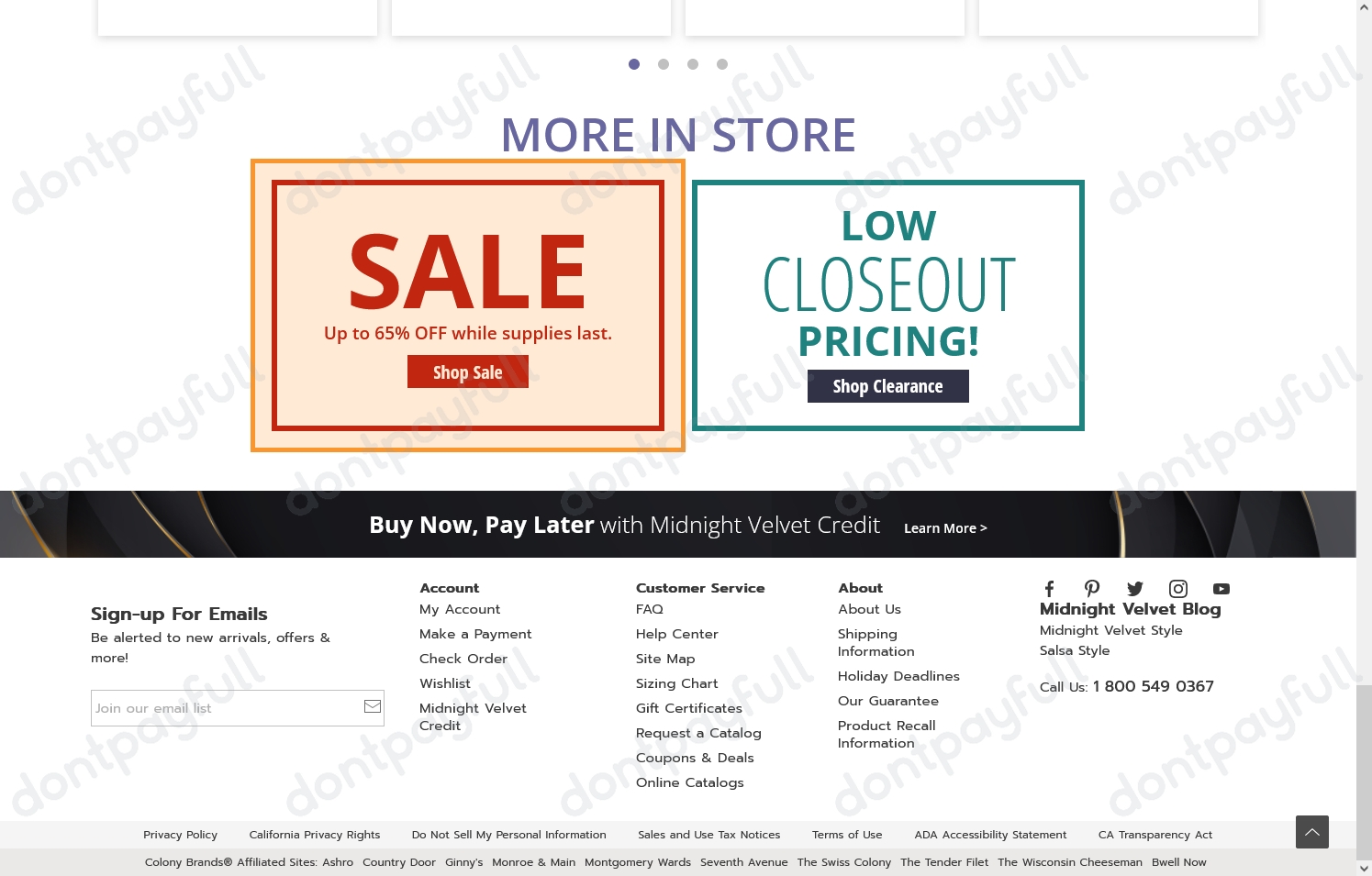 75 Off Midnight Velvet Promo Code, Coupons April 2025