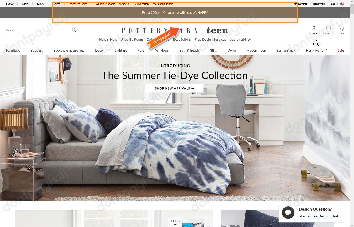 70 Off Pottery Barn Teen Coupon, Promo Codes June 2023