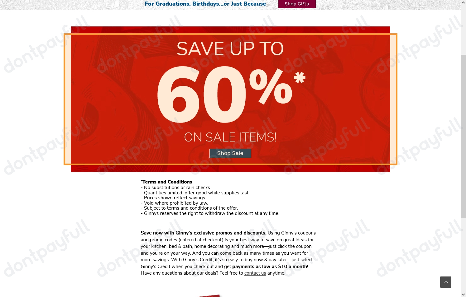 80 Off Ginnys Coupons & Promo Codes January 2023