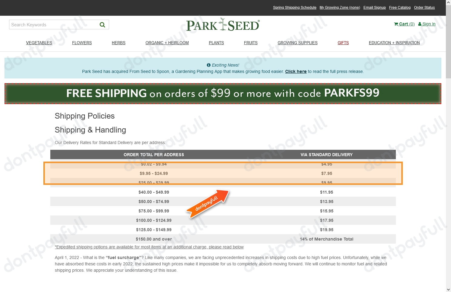 60 Off Park Seed PROMO CODE ⇨ (47 ACTIVE) June 2025