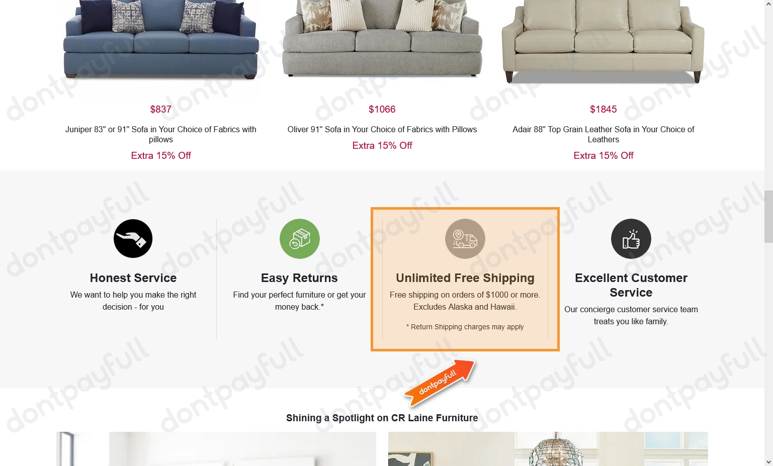 31 Off Sofas and Sectionals Coupon Code, February 2024